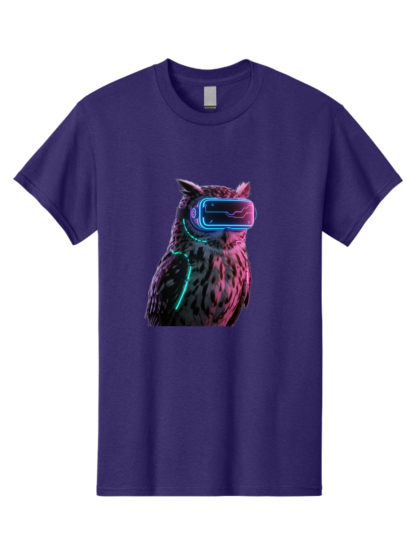 Owl-Vr-Headset-1 Men'S Graphic Tee, 100% Cotton, Comfortable Casual Summer Wear, Machine Washable, Vintage Camera, Old Camera, Antique Camera, Black Camera, Classic Photography, Photography Equipment, Nostalgic Device, Film Camera, Camera Art Bal023