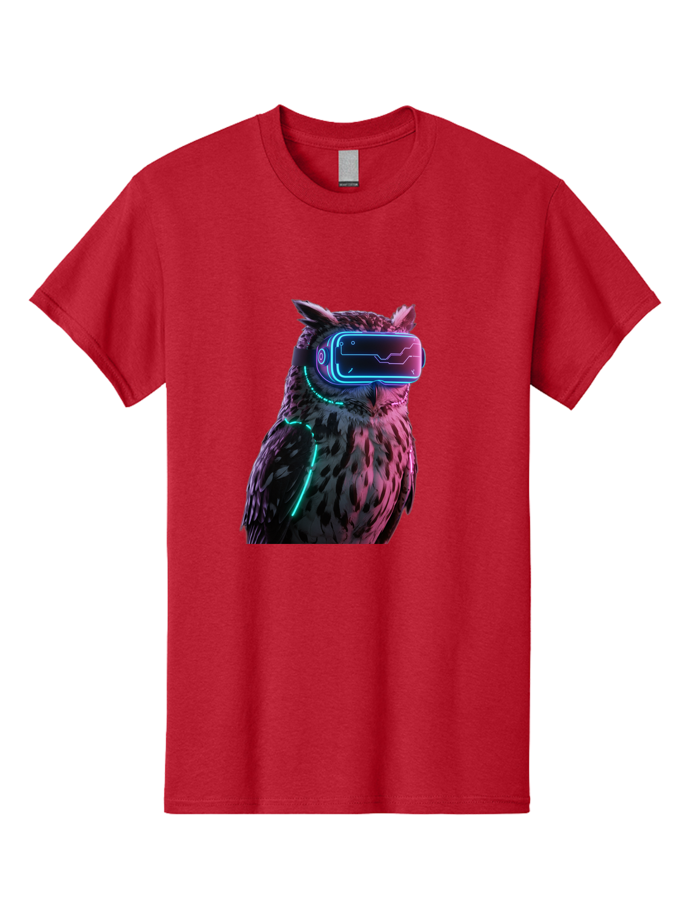 Owl-Vr-Headset-1 Men'S Graphic Tee, 100% Cotton, Comfortable Casual Summer Wear, Machine Washable, Vintage Camera, Old Camera, Antique Camera, Black Camera, Classic Photography, Photography Equipment, Nostalgic Device, Film Camera, Camera Art Bal023