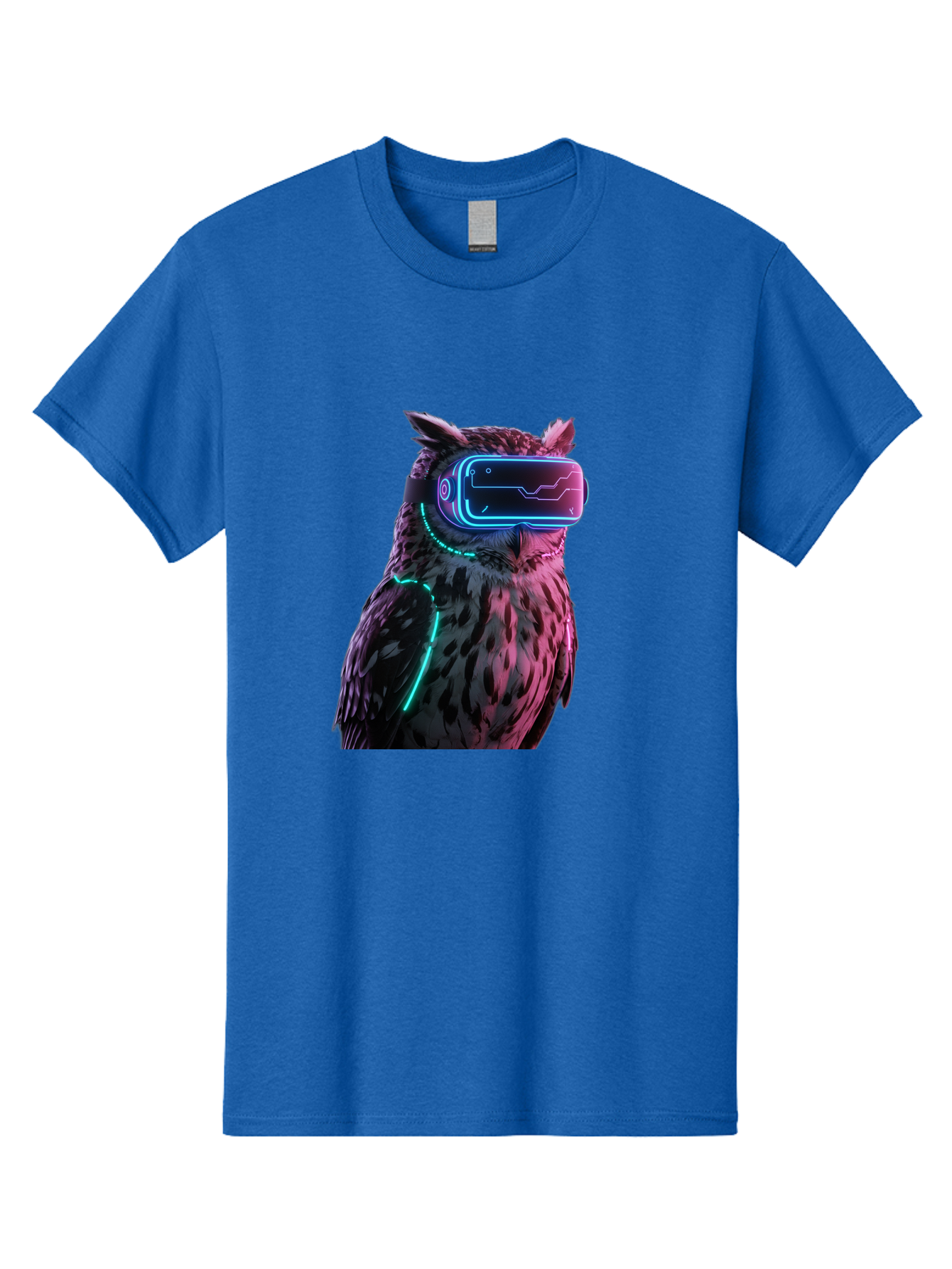 Owl-Vr-Headset-1 Men'S Graphic Tee, 100% Cotton, Comfortable Casual Summer Wear, Machine Washable, Vintage Camera, Old Camera, Antique Camera, Black Camera, Classic Photography, Photography Equipment, Nostalgic Device, Film Camera, Camera Art Bal023