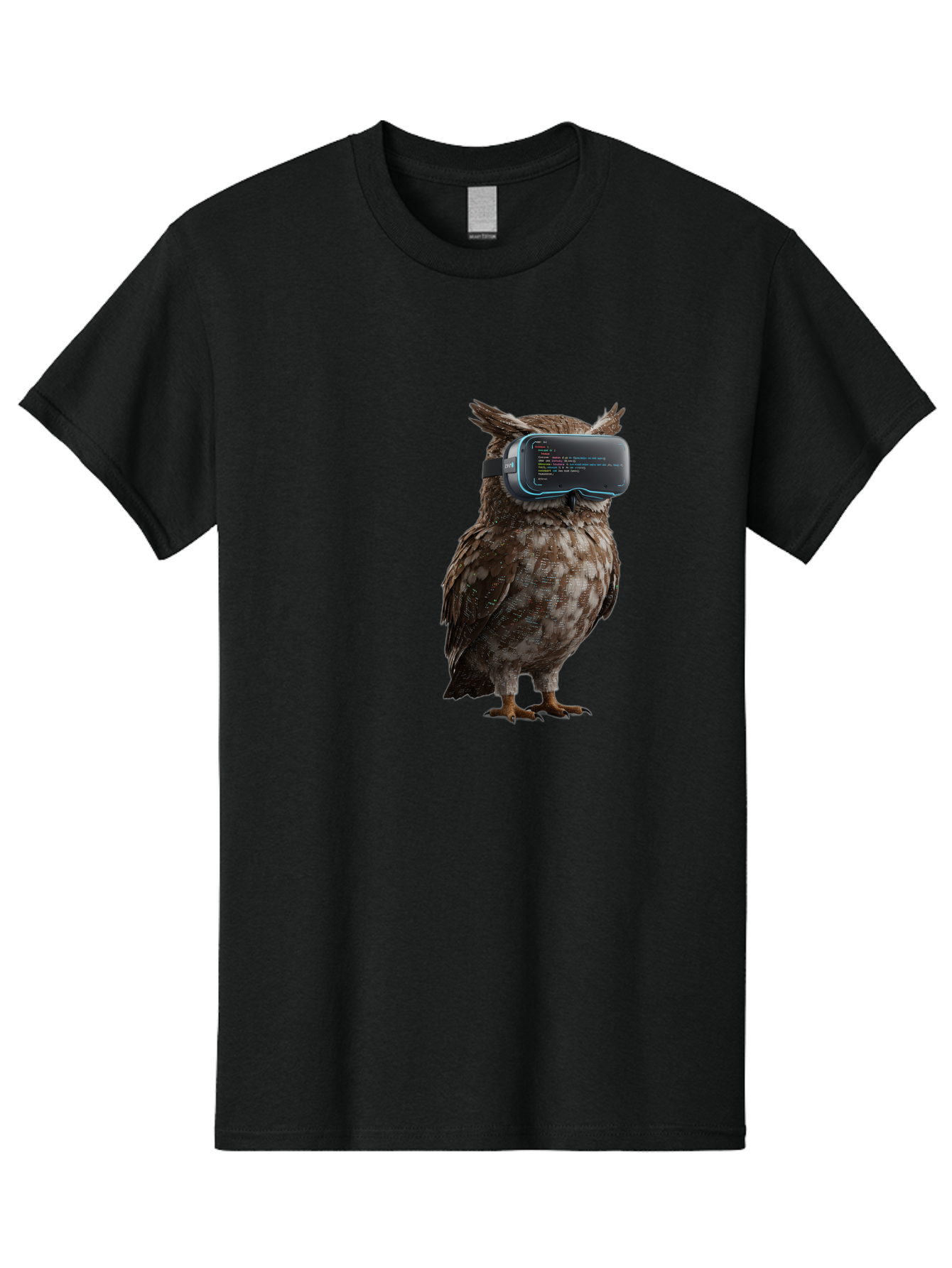 Owl-Vr-Headset Men'S Graphic Tee, 100% Cotton, Comfortable Casual Summer Wear, Machine Washable, Vintage Camera, Old Camera, Antique Camera, Black Camera, Classic Photography, Photography Equipment, Nostalgic Device, Film Camera, Camera Art Bal024