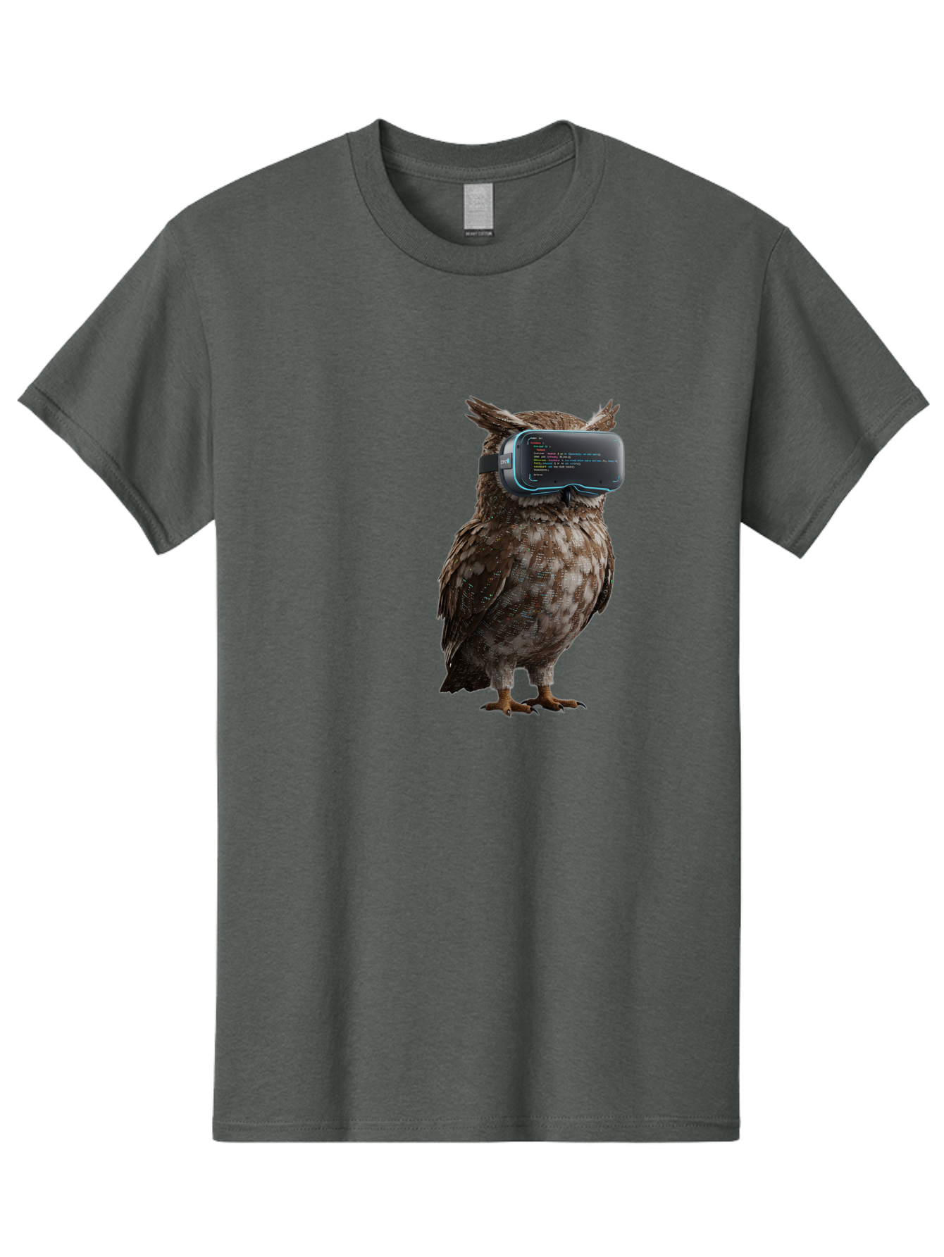 Owl-Vr-Headset Men'S Graphic Tee, 100% Cotton, Comfortable Casual Summer Wear, Machine Washable, Vintage Camera, Old Camera, Antique Camera, Black Camera, Classic Photography, Photography Equipment, Nostalgic Device, Film Camera, Camera Art Bal024