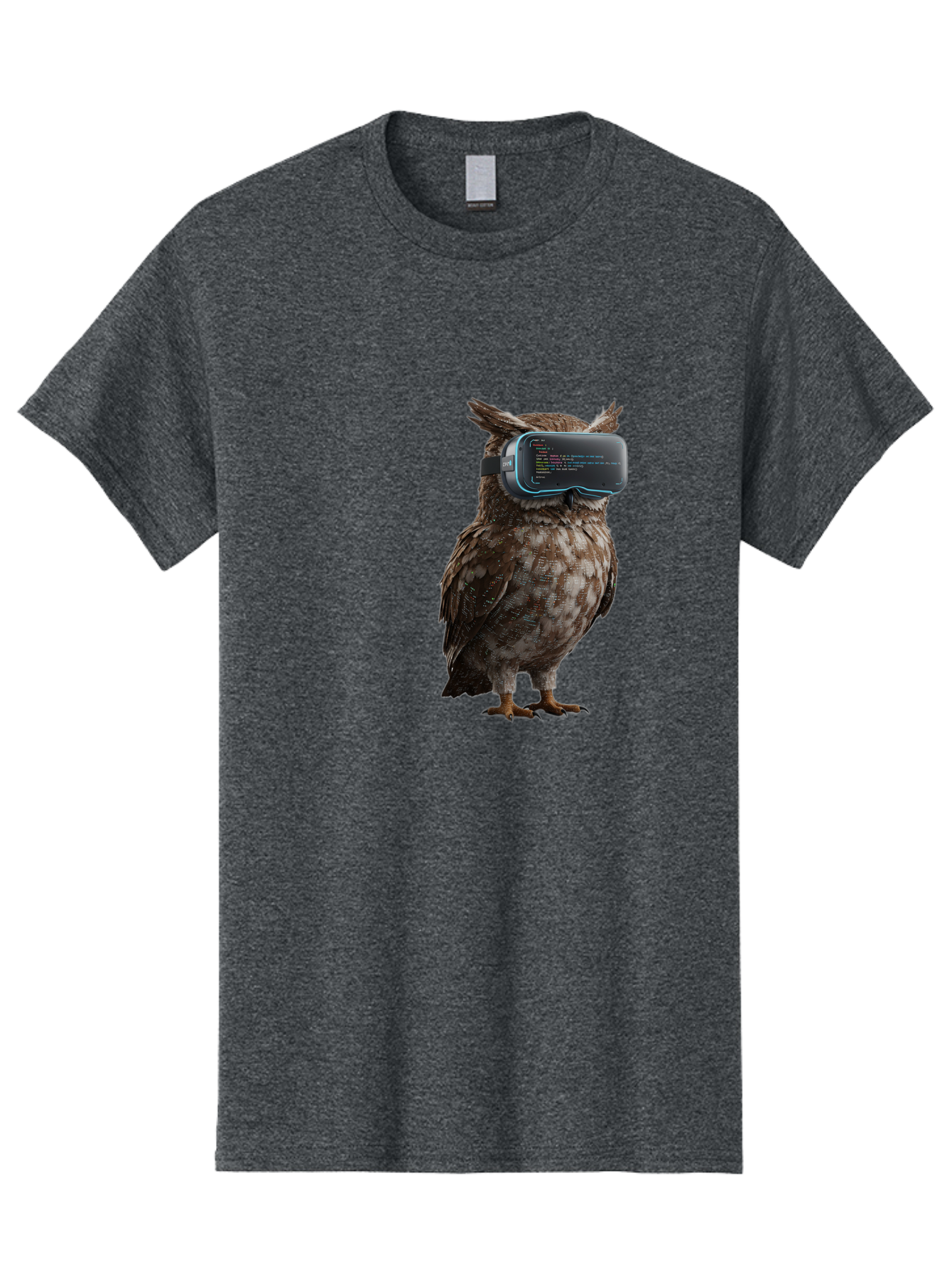 Owl-Vr-Headset Men'S Graphic Tee, 100% Cotton, Comfortable Casual Summer Wear, Machine Washable, Vintage Camera, Old Camera, Antique Camera, Black Camera, Classic Photography, Photography Equipment, Nostalgic Device, Film Camera, Camera Art Bal024