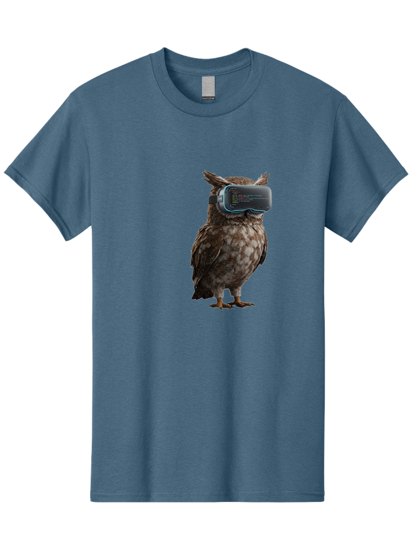 Owl-Vr-Headset Men'S Graphic Tee, 100% Cotton, Comfortable Casual Summer Wear, Machine Washable, Vintage Camera, Old Camera, Antique Camera, Black Camera, Classic Photography, Photography Equipment, Nostalgic Device, Film Camera, Camera Art Bal024