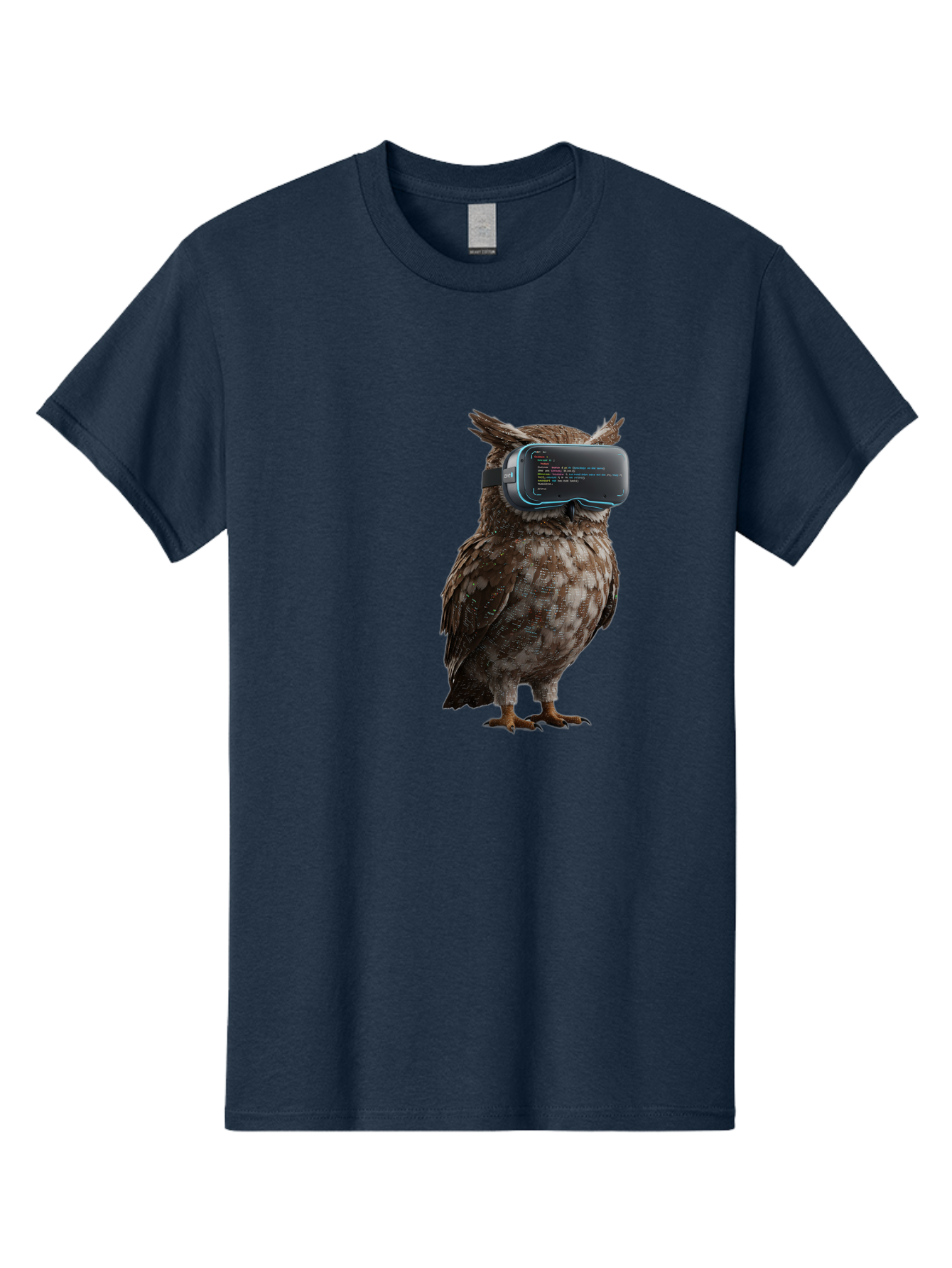 Owl-Vr-Headset Men'S Graphic Tee, 100% Cotton, Comfortable Casual Summer Wear, Machine Washable, Vintage Camera, Old Camera, Antique Camera, Black Camera, Classic Photography, Photography Equipment, Nostalgic Device, Film Camera, Camera Art Bal024