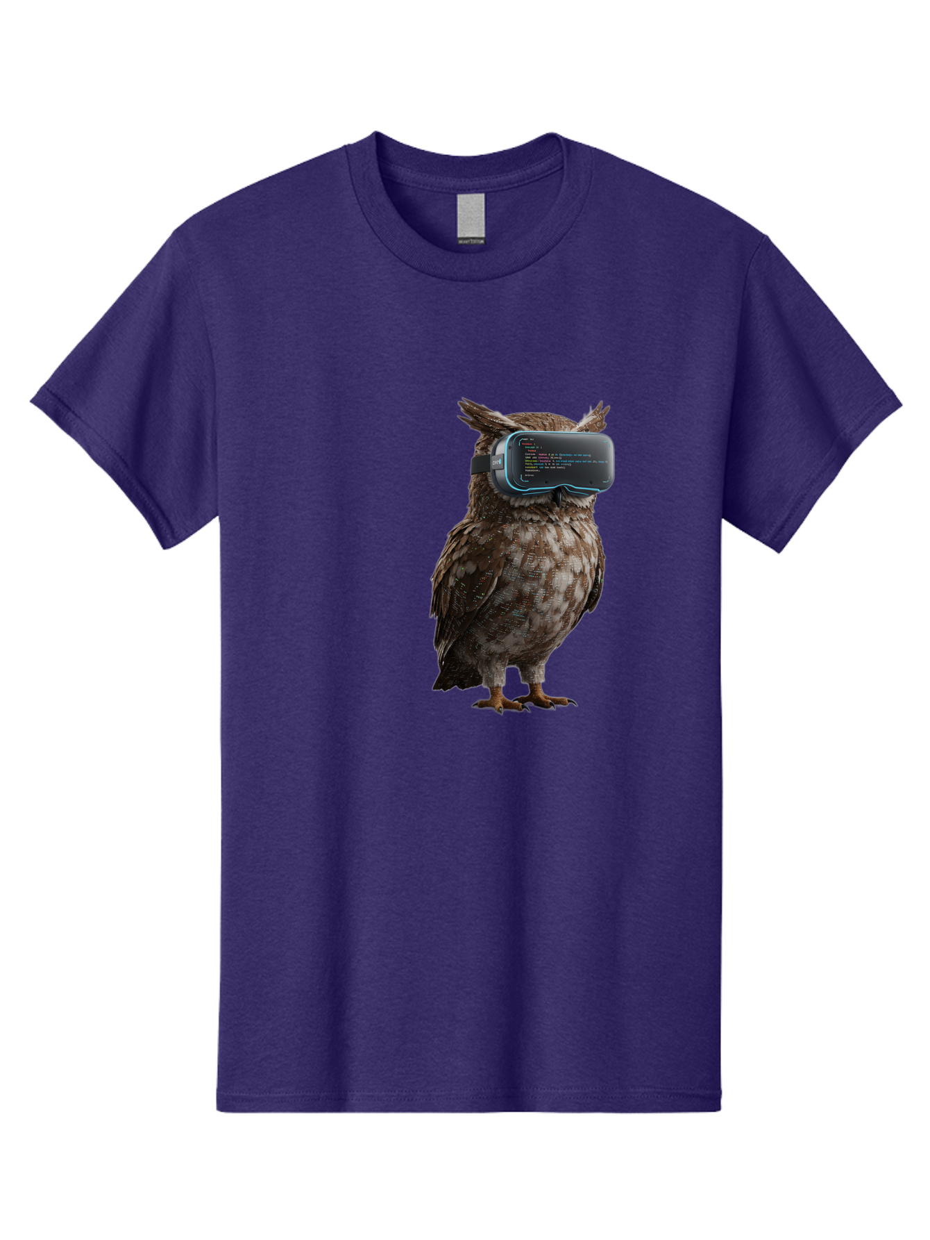 Owl-Vr-Headset Men'S Graphic Tee, 100% Cotton, Comfortable Casual Summer Wear, Machine Washable, Vintage Camera, Old Camera, Antique Camera, Black Camera, Classic Photography, Photography Equipment, Nostalgic Device, Film Camera, Camera Art Bal024