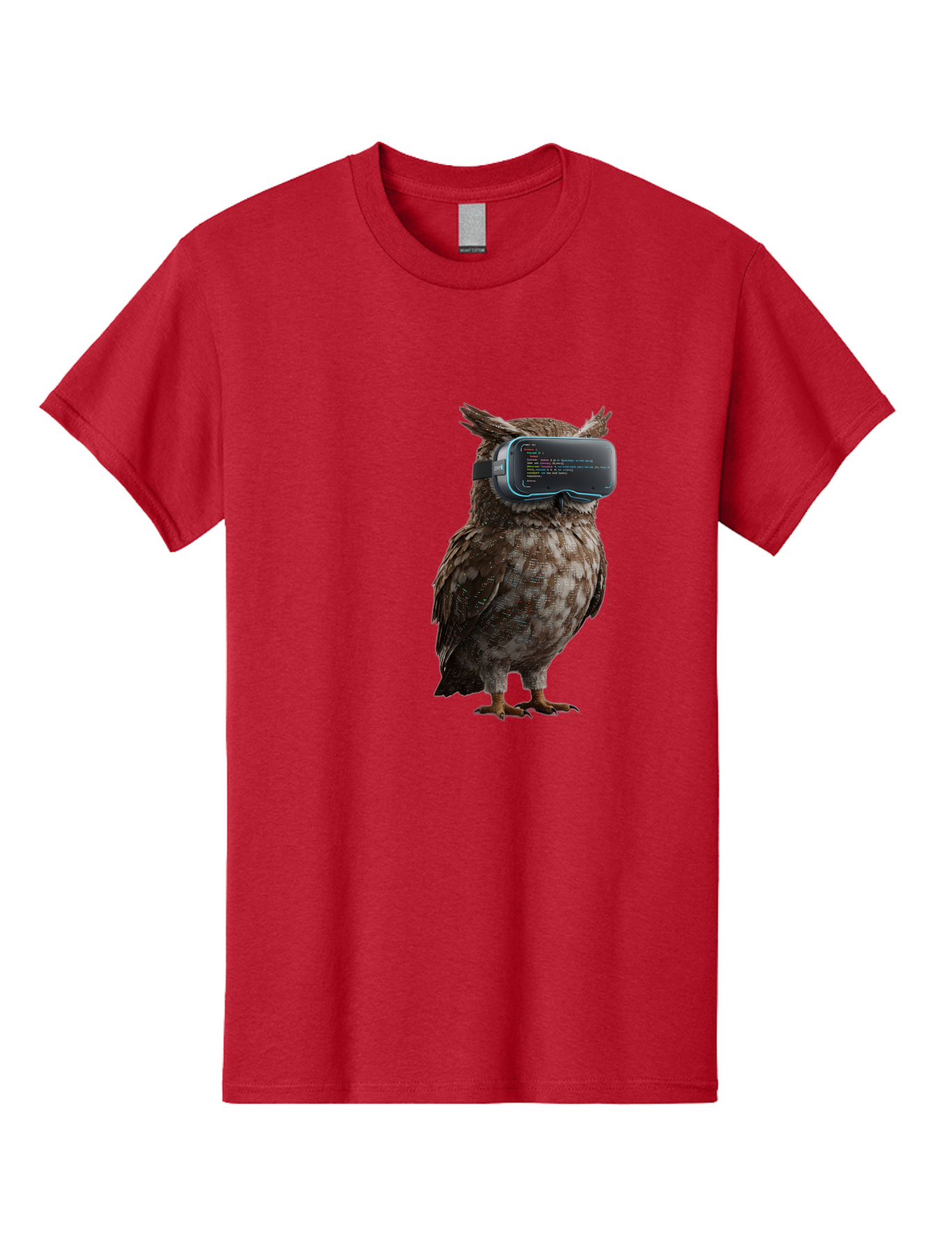 Owl-Vr-Headset Men'S Graphic Tee, 100% Cotton, Comfortable Casual Summer Wear, Machine Washable, Vintage Camera, Old Camera, Antique Camera, Black Camera, Classic Photography, Photography Equipment, Nostalgic Device, Film Camera, Camera Art Bal024