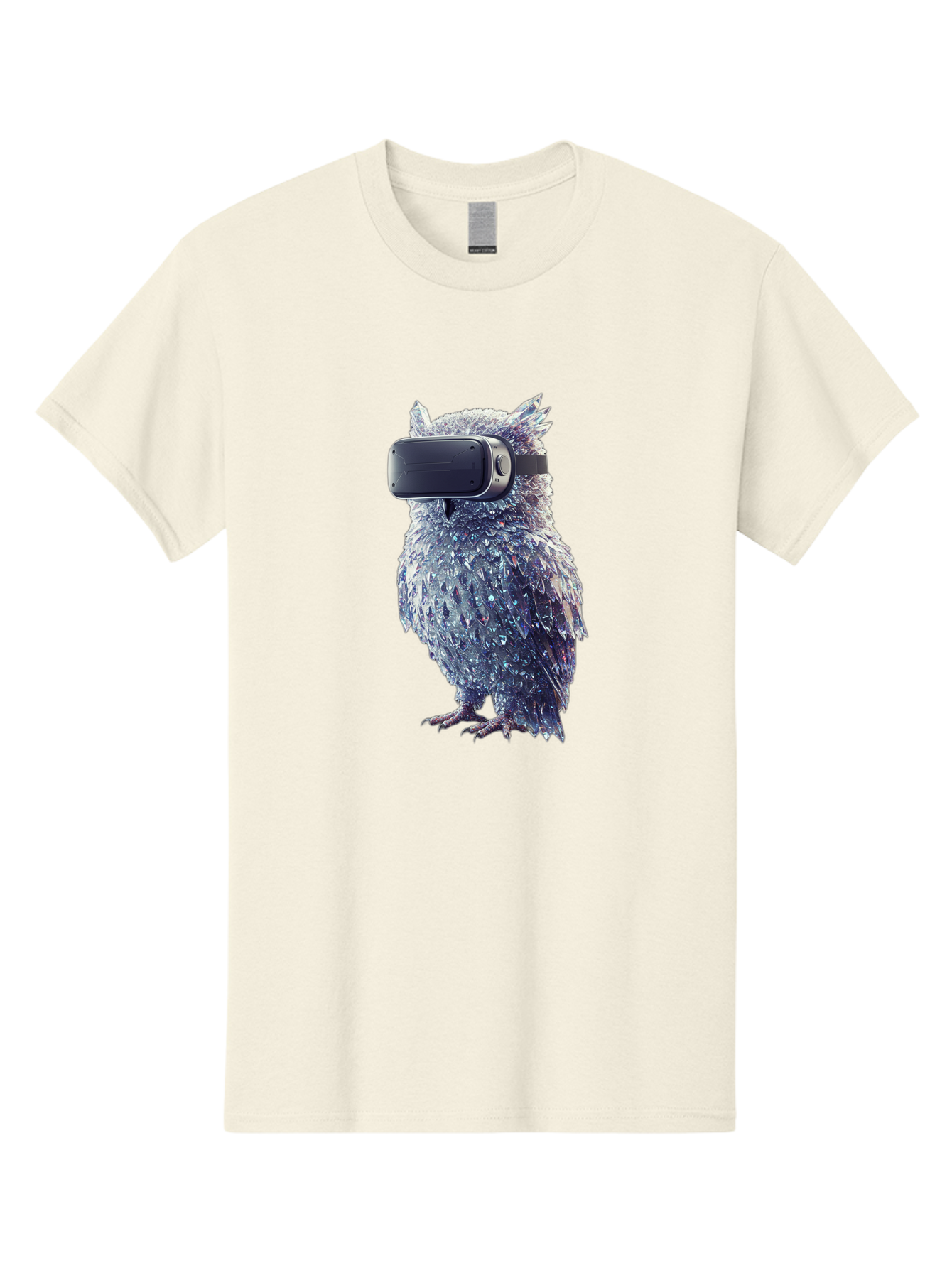Owl-Wearing-Vr-Headset Men'S Graphic Tee, 100% Cotton, Comfortable Casual Summer Wear, Machine Washable, Vintage Camera, Old Camera, Antique Camera, Black Camera, Classic Photography, Photography Equipment, Nostalgic Device, Film Camera, Bal027
