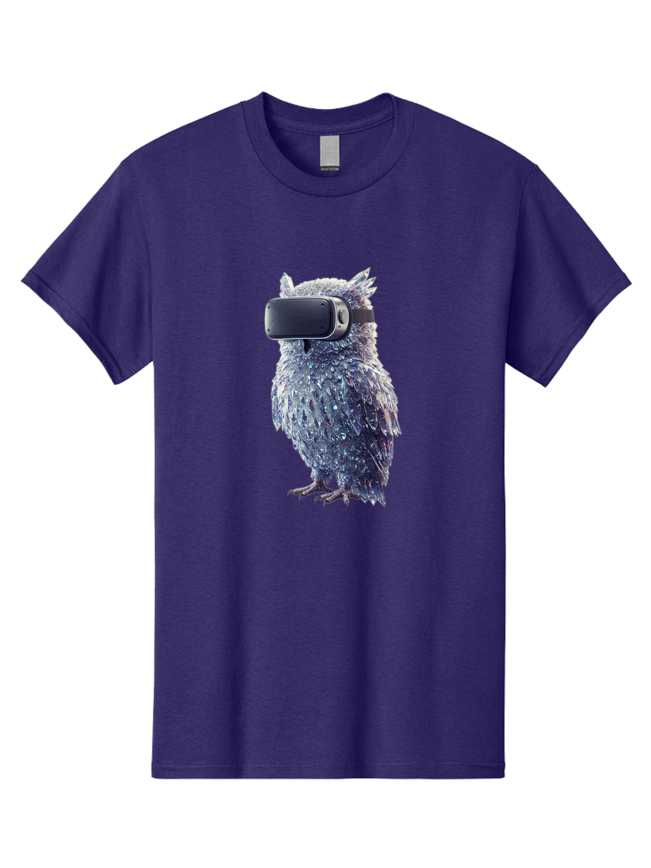 Owl-Wearing-Vr-Headset Men'S Graphic Tee, 100% Cotton, Comfortable Casual Summer Wear, Machine Washable, Vintage Camera, Old Camera, Antique Camera, Black Camera, Classic Photography, Photography Equipment, Nostalgic Device, Film Camera, Bal027