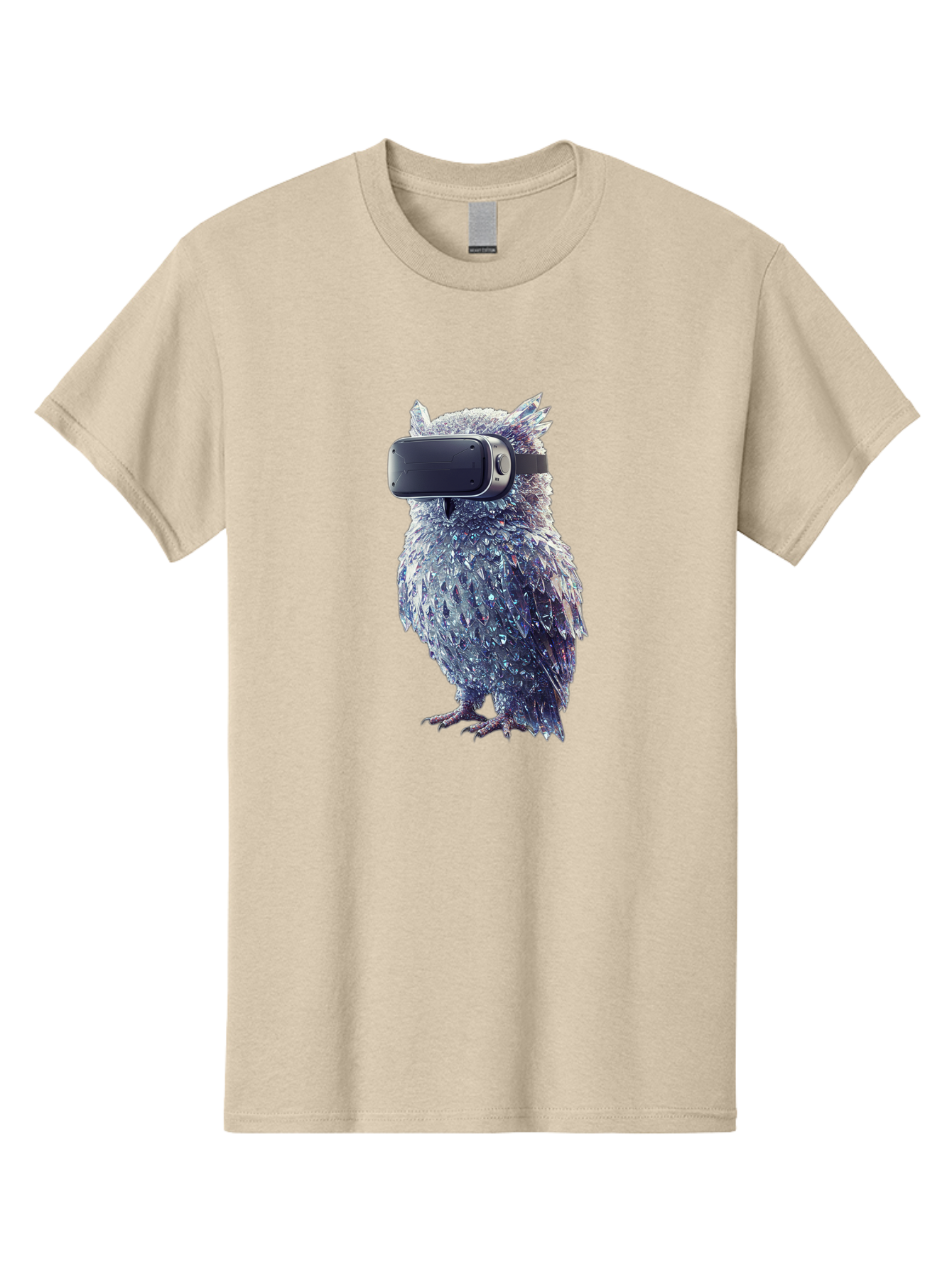 Owl-Wearing-Vr-Headset Men'S Graphic Tee, 100% Cotton, Comfortable Casual Summer Wear, Machine Washable, Vintage Camera, Old Camera, Antique Camera, Black Camera, Classic Photography, Photography Equipment, Nostalgic Device, Film Camera, Bal027