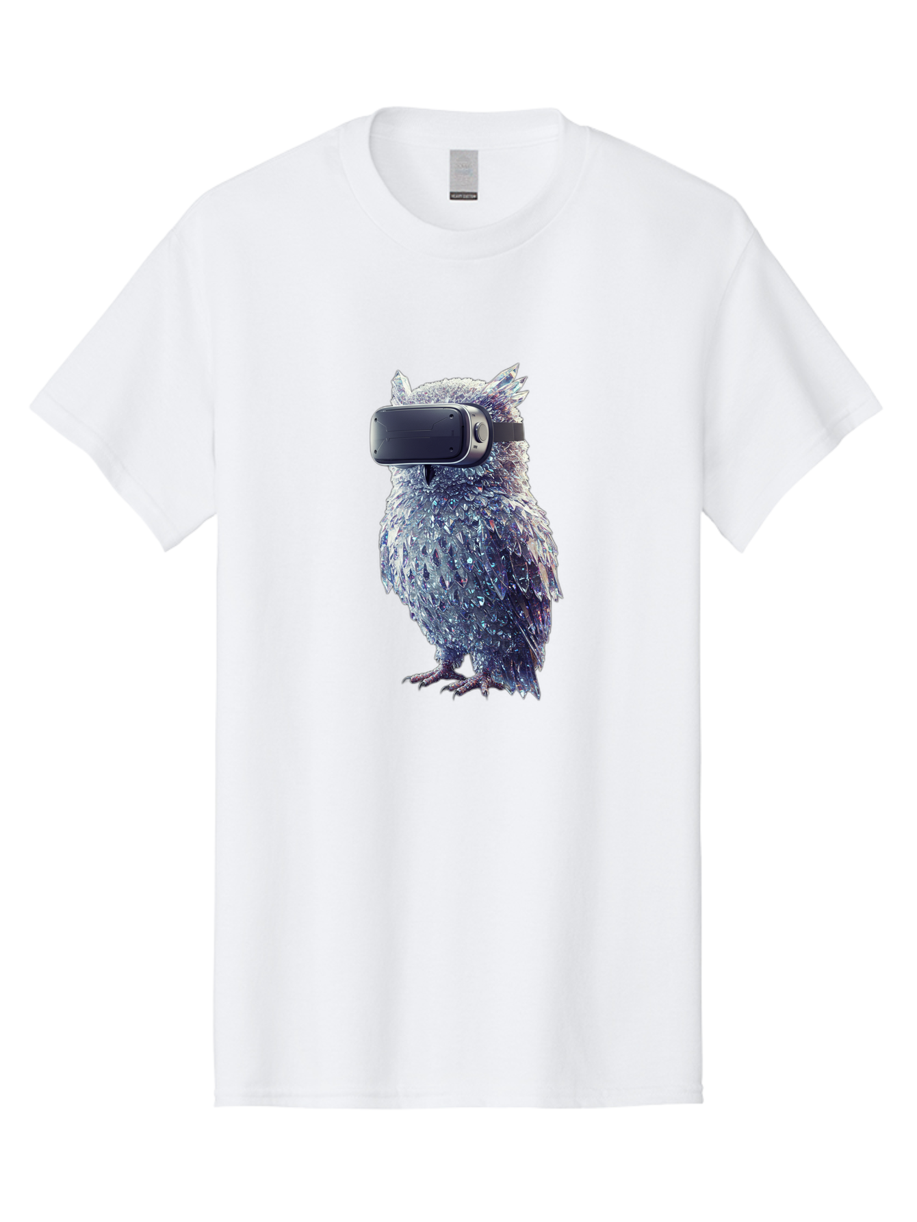 Owl-Wearing-Vr-Headset Men'S Graphic Tee, 100% Cotton, Comfortable Casual Summer Wear, Machine Washable, Vintage Camera, Old Camera, Antique Camera, Black Camera, Classic Photography, Photography Equipment, Nostalgic Device, Film Camera, Bal027