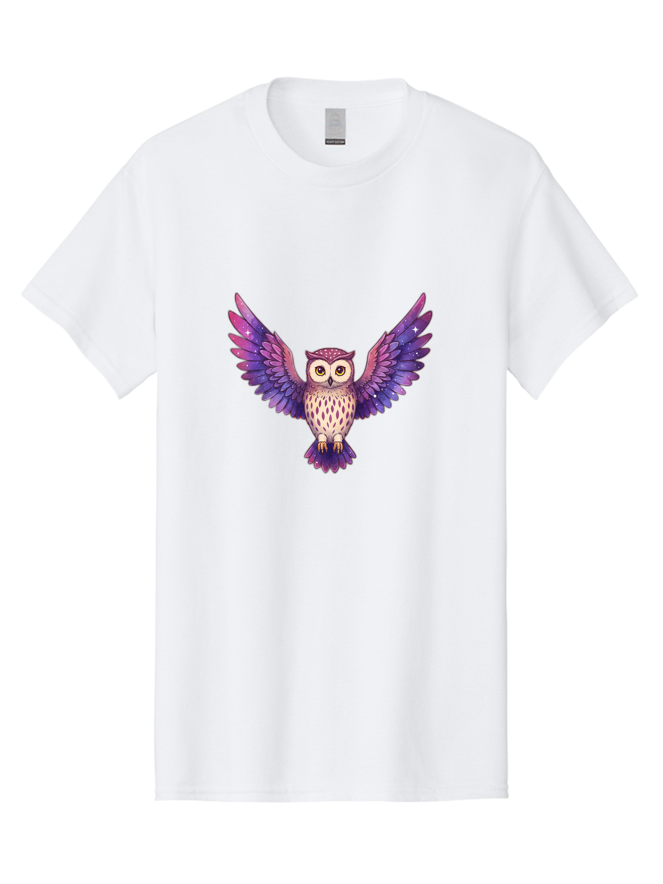Owl-With-Galaxy-Feathers Men'S Graphic Tee, 100% Cotton, Comfortable Casual Summer Wear, Machine Washable, Vintage Camera, Old Camera, Antique Camera, Black Camera, Classic Photography, Photography Equipment, Nostalgic Device, Film Camera, Bal029