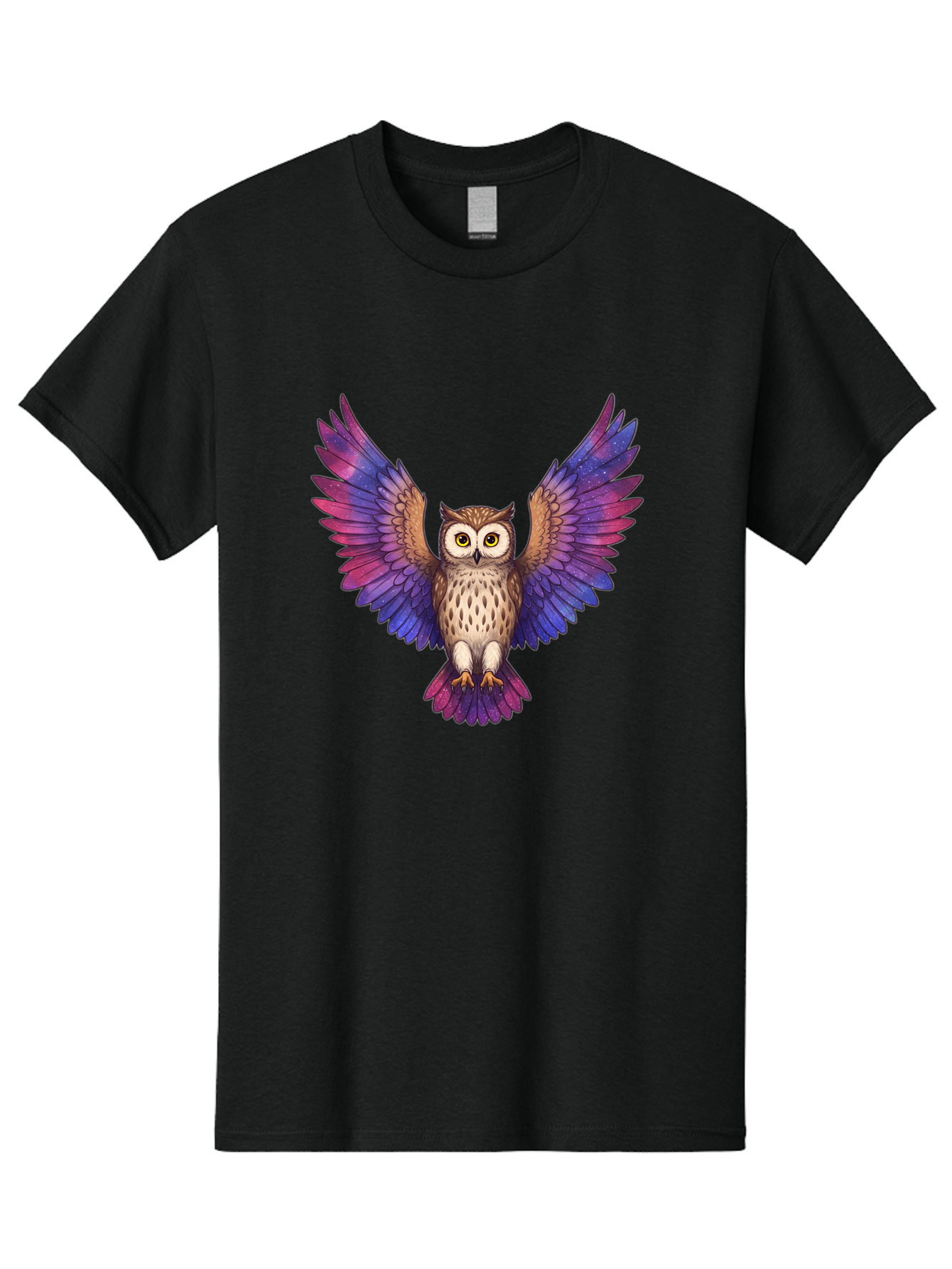 Owl-With-Galaxy-Wings Men'S Graphic Tee, 100% Cotton, Comfortable Casual Summer Wear, Machine Washable, Vintage Camera, Old Camera, Antique Camera, Black Camera, Classic Photography, Photography Equipment, Nostalgic Device, Film Camera, Bal031
