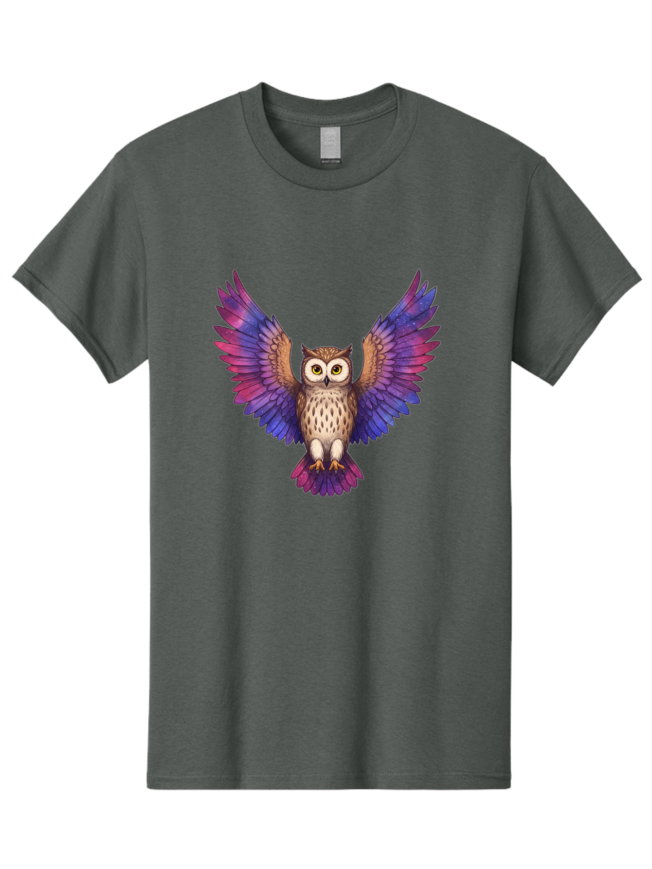 Owl-With-Galaxy-Wings Men'S Graphic Tee, 100% Cotton, Comfortable Casual Summer Wear, Machine Washable, Vintage Camera, Old Camera, Antique Camera, Black Camera, Classic Photography, Photography Equipment, Nostalgic Device, Film Camera, Bal031