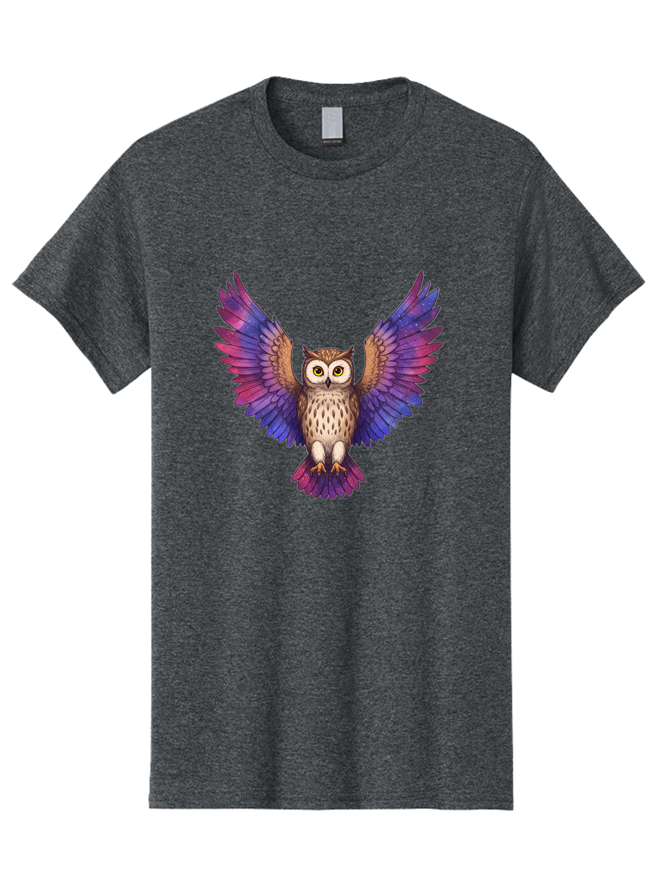 Owl-With-Galaxy-Wings Men'S Graphic Tee, 100% Cotton, Comfortable Casual Summer Wear, Machine Washable, Vintage Camera, Old Camera, Antique Camera, Black Camera, Classic Photography, Photography Equipment, Nostalgic Device, Film Camera, Bal031