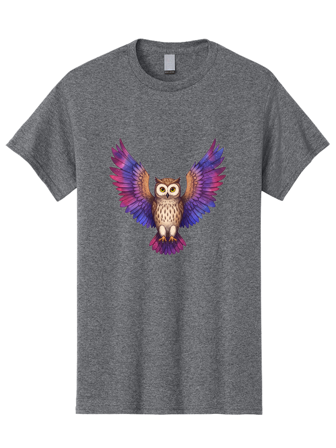 Owl-With-Galaxy-Wings Men'S Graphic Tee, 100% Cotton, Comfortable Casual Summer Wear, Machine Washable, Vintage Camera, Old Camera, Antique Camera, Black Camera, Classic Photography, Photography Equipment, Nostalgic Device, Film Camera, Bal031