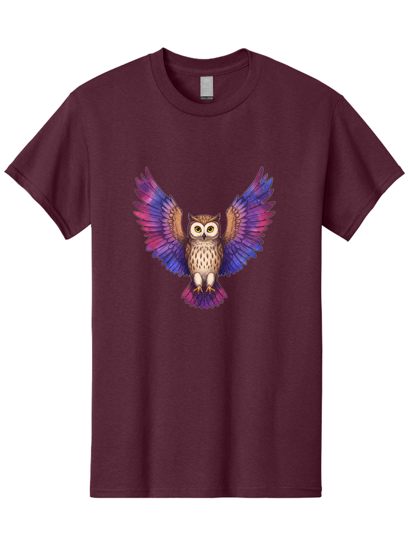 Owl-With-Galaxy-Wings Men'S Graphic Tee, 100% Cotton, Comfortable Casual Summer Wear, Machine Washable, Vintage Camera, Old Camera, Antique Camera, Black Camera, Classic Photography, Photography Equipment, Nostalgic Device, Film Camera, Bal031
