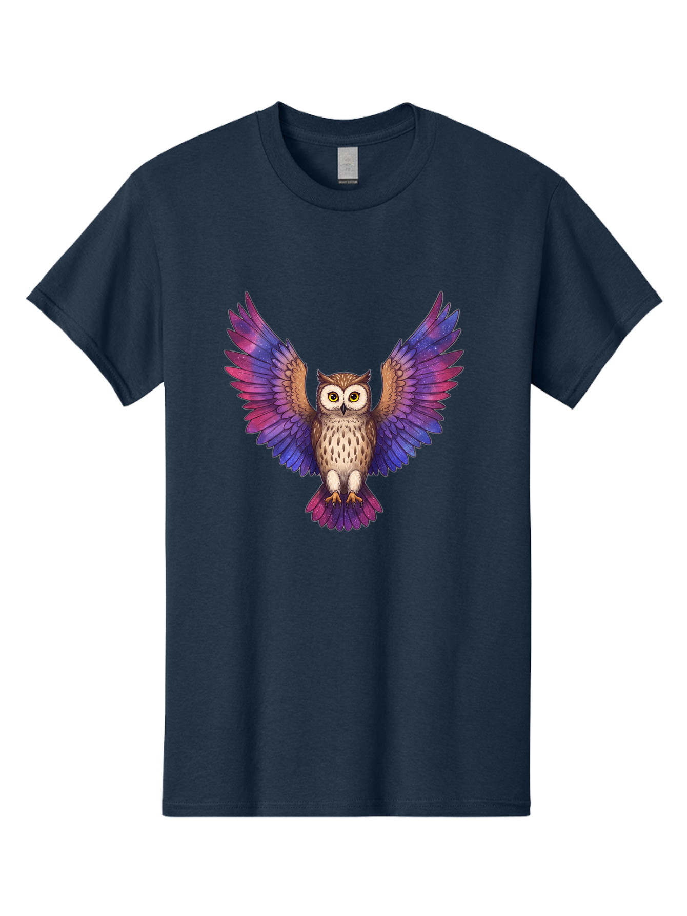 Owl-With-Galaxy-Wings Men'S Graphic Tee, 100% Cotton, Comfortable Casual Summer Wear, Machine Washable, Vintage Camera, Old Camera, Antique Camera, Black Camera, Classic Photography, Photography Equipment, Nostalgic Device, Film Camera, Bal031