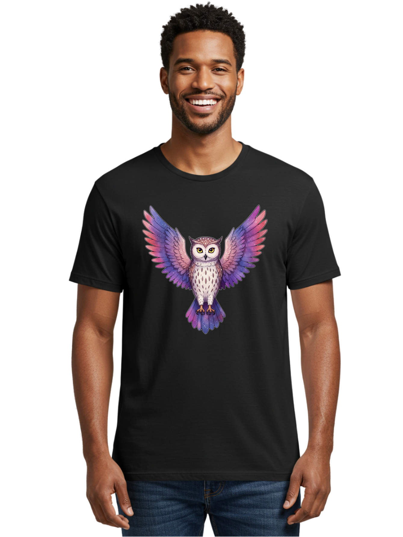 Owl Men'S Graphic Tee, 100% Cotton, Comfortable Casual Summer Wear, Machine Washable, Vintage Camera, Old Camera, Antique Camera, Black Camera, Classic Photography, Photography Equipment, Nostalgic Device, Film Camera, Camera Art Bal038