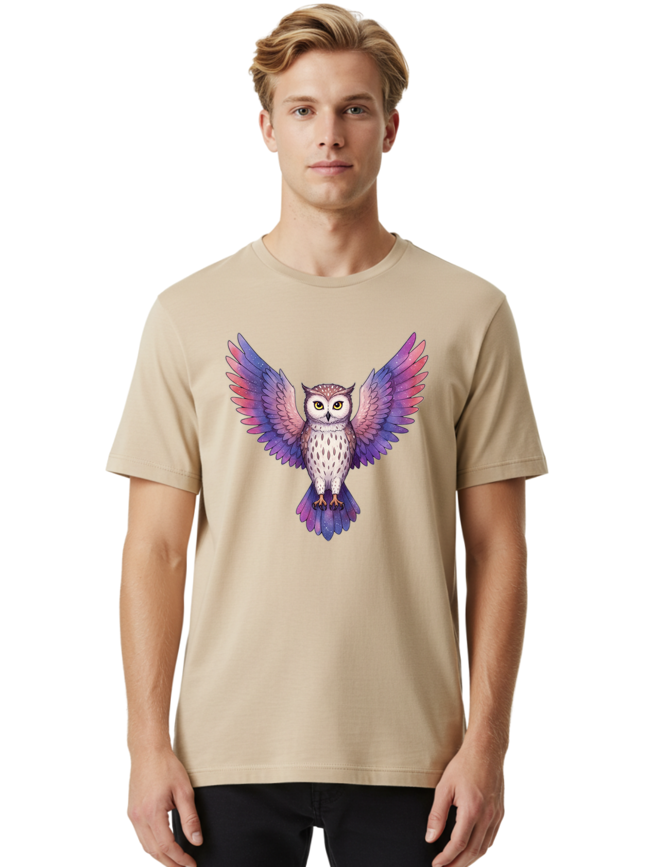 Owl Men'S Graphic Tee, 100% Cotton, Comfortable Casual Summer Wear, Machine Washable, Vintage Camera, Old Camera, Antique Camera, Black Camera, Classic Photography, Photography Equipment, Nostalgic Device, Film Camera, Camera Art Bal038