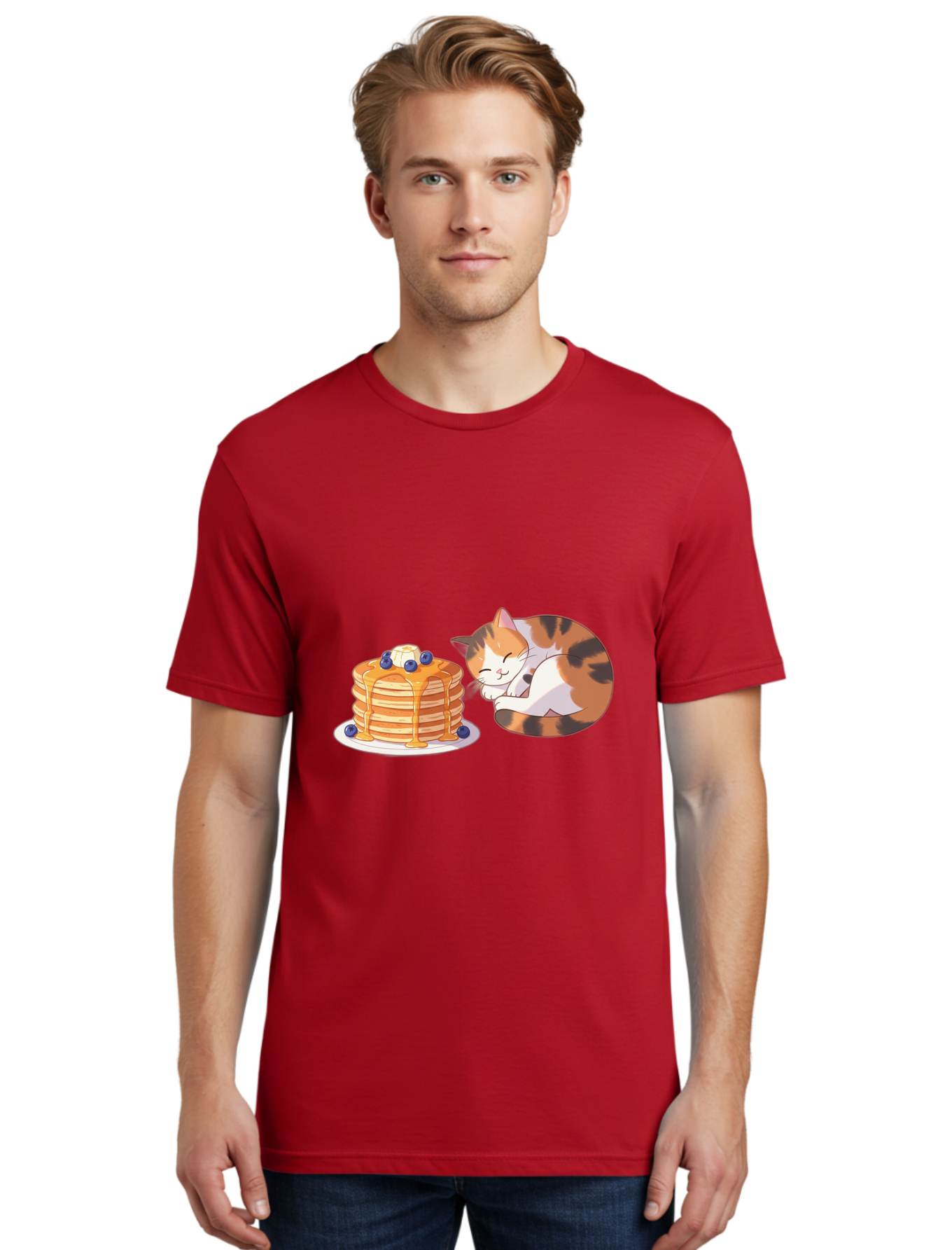 Pancake-And-Sleeping-Cat Men'S Graphic Tee, 100% Cotton, Comfortable Casual Summer Wear, Machine Washable, Vintage Camera, Old Camera, Antique Camera, Black Camera, Classic Photography, Photography Equipment, Nostalgic Device, Film Camera, Bal040