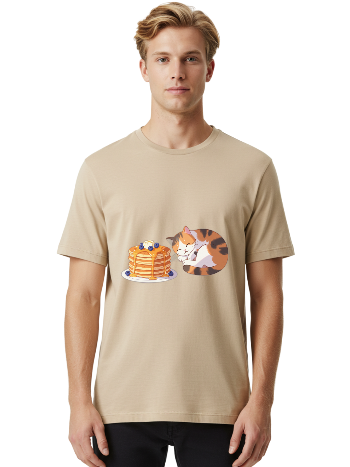 Pancake-And-Sleeping-Cat Men'S Graphic Tee, 100% Cotton, Comfortable Casual Summer Wear, Machine Washable, Vintage Camera, Old Camera, Antique Camera, Black Camera, Classic Photography, Photography Equipment, Nostalgic Device, Film Camera, Bal040