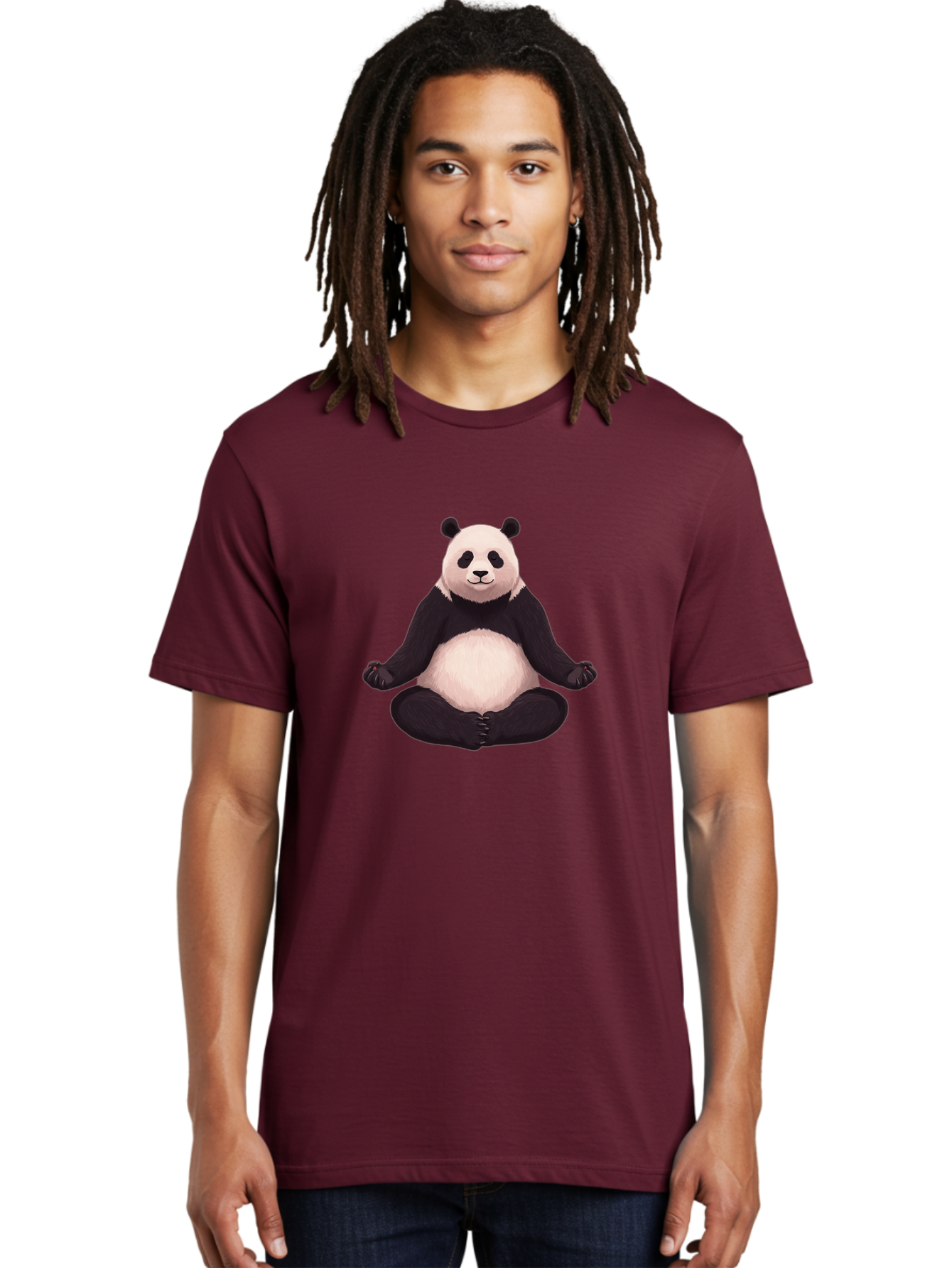 Panda-Meditating Men'S Graphic Tee, 100% Cotton, Comfortable Casual Summer Wear, Machine Washable, Vintage Camera, Old Camera, Antique Camera, Black Camera, Classic Photography, Photography Equipment, Nostalgic Device, Film Camera, Camera Art Bal045