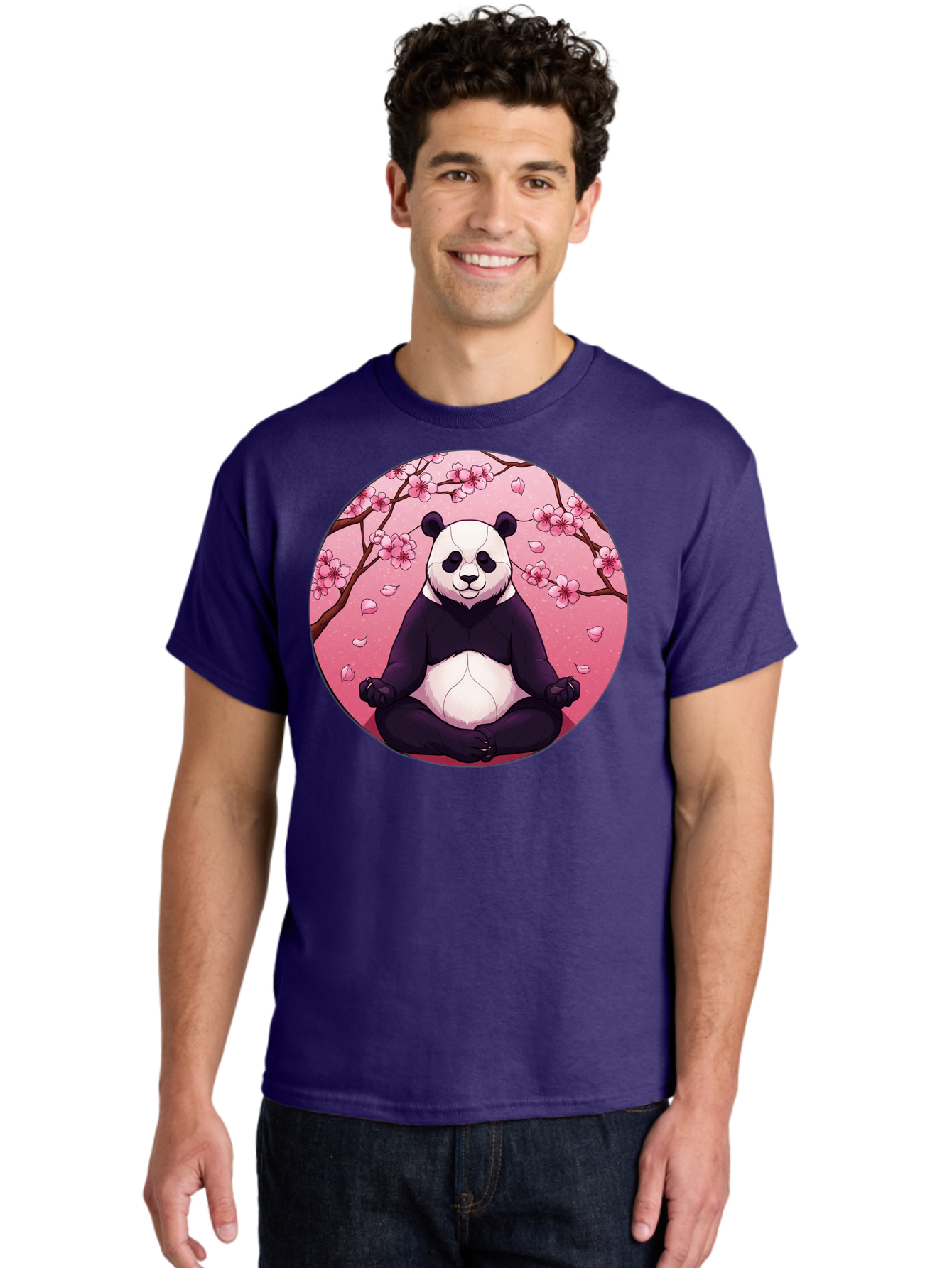 Panda-Meditation-Kawaii Men'S Graphic Tee, 100% Cotton, Comfortable Casual Summer Wear, Machine Washable, Vintage Camera, Old Camera, Antique Camera, Black Camera, Classic Photography, Photography Equipment, Nostalgic Device, Film Camera, Bal046