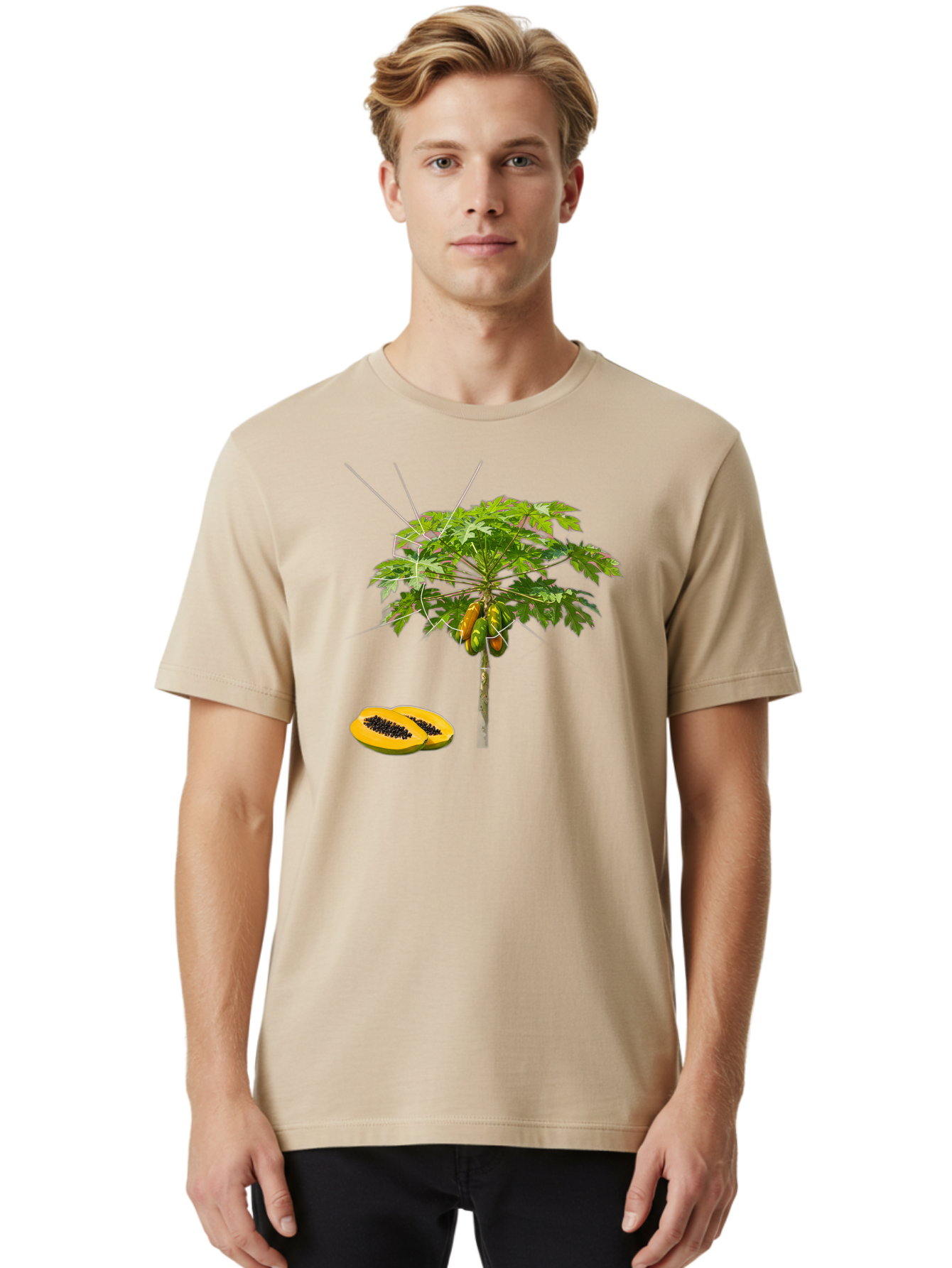 Papaya-Tree Men'S Graphic Tee, 100% Cotton, Comfortable Casual Summer Wear, Machine Washable, Vintage Camera, Old Camera, Antique Camera, Black Camera, Classic Photography, Photography Equipment, Nostalgic Device, Film Camera, Camera Art Bal048