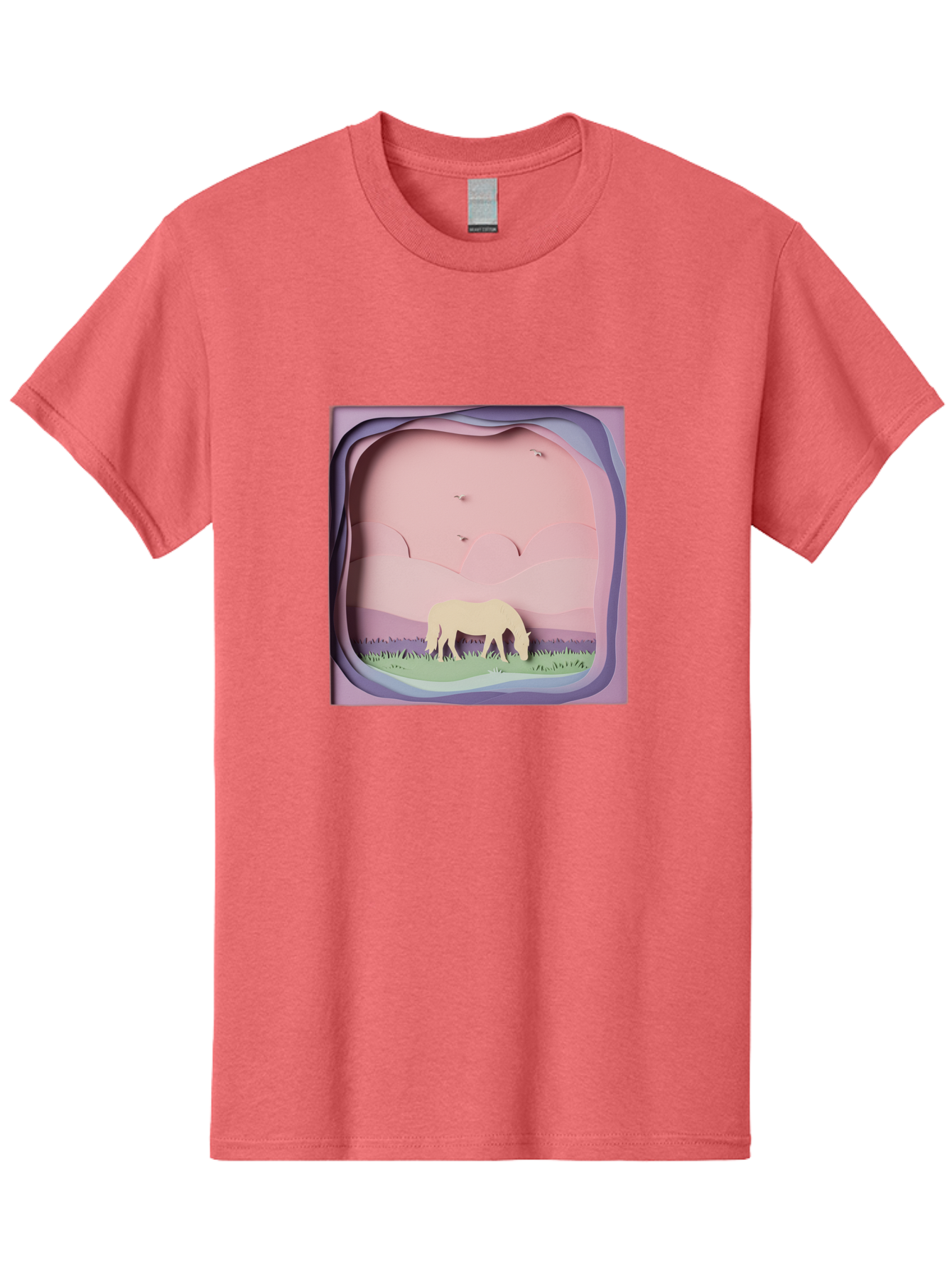 Paper-Cut-Horse Men'S Graphic Tee, 100% Cotton, Comfortable Casual Summer Wear, Machine Washable, Vintage Camera, Old Camera, Antique Camera, Black Camera, Classic Photography, Photography Equipment, Nostalgic Device, Film Camera, Camera Art Bal049