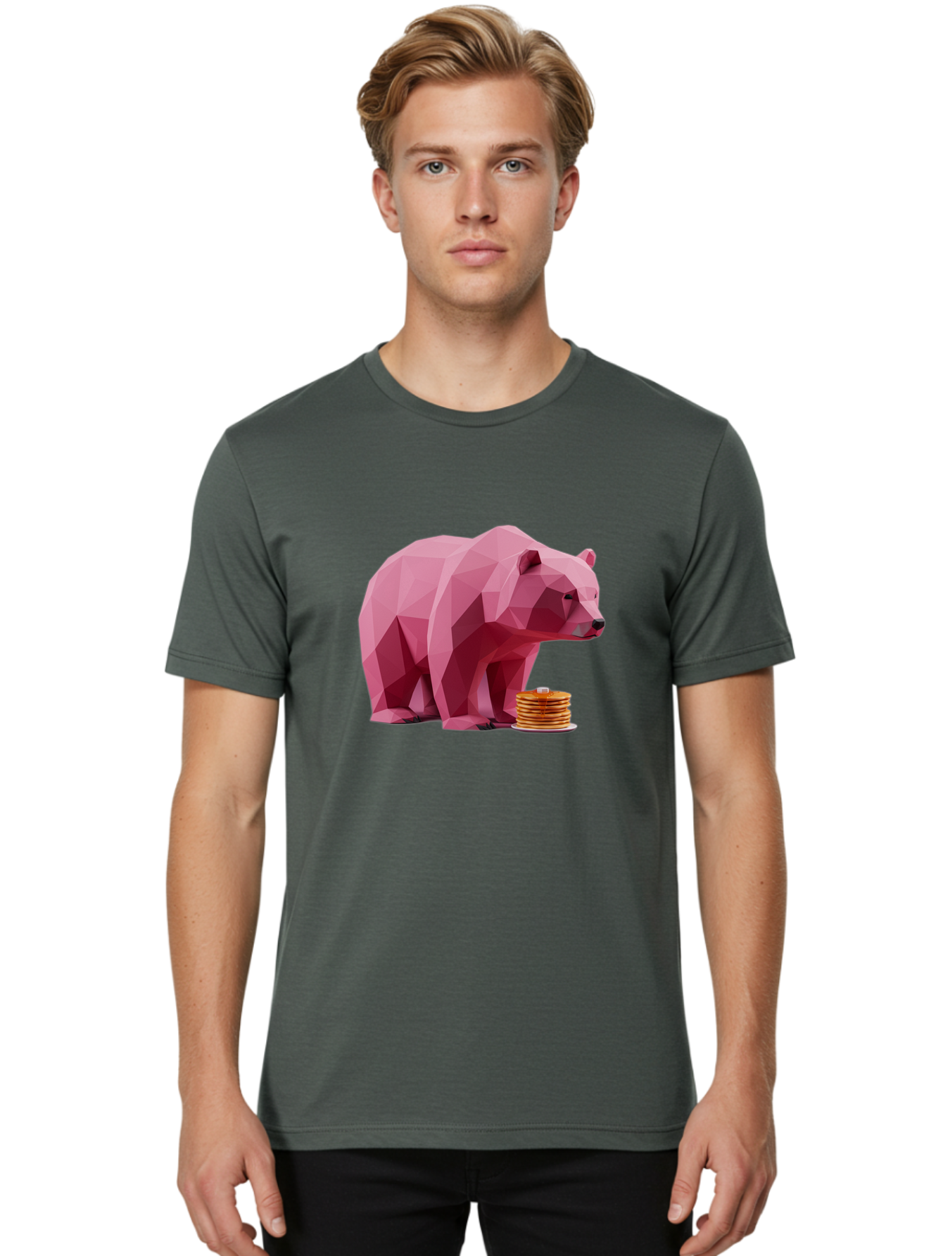 Pink-Bear-Coins Men'S Graphic Tee, 100% Cotton, Comfortable Casual Summer Wear, Machine Washable, Vintage Camera, Old Camera, Antique Camera, Black Camera, Classic Photography, Photography Equipment, Nostalgic Device, Film Camera, Camera Art Bal076