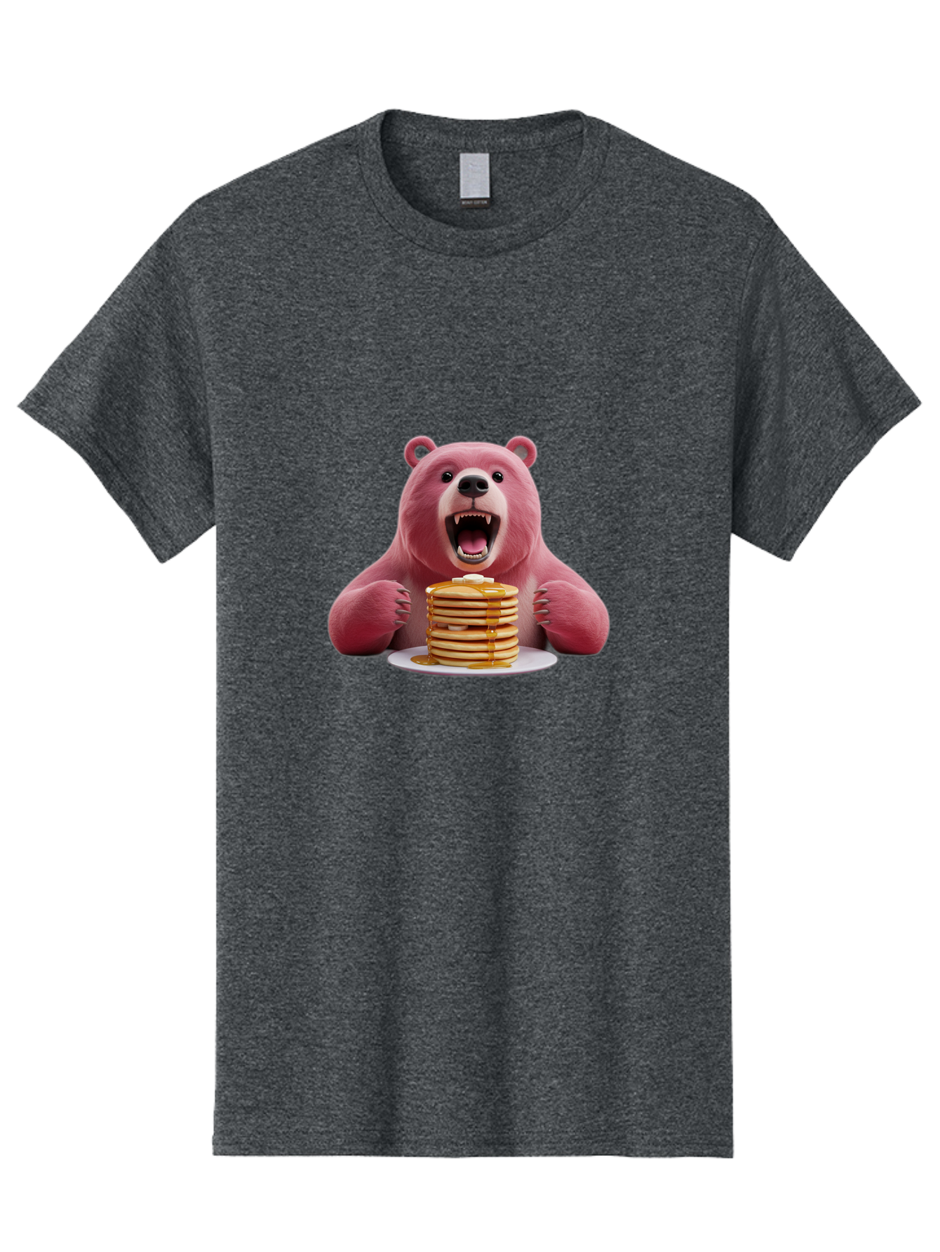 Pink-Bear-Pancakes Men'S Graphic Tee, 100% Cotton, Comfortable Casual Summer Wear, Machine Washable, Vintage Camera, Old Camera, Antique Camera, Black Camera, Classic Photography, Photography Equipment, Nostalgic Device, Film Camera, Bal081
