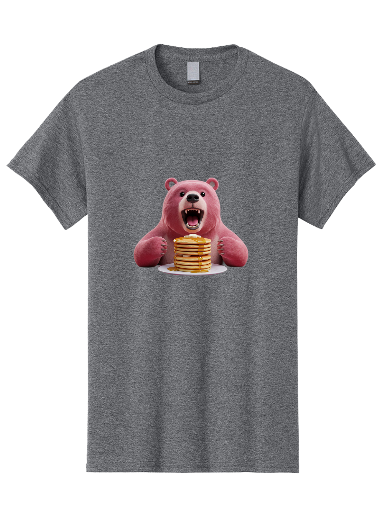 Pink-Bear-Pancakes Men'S Graphic Tee, 100% Cotton, Comfortable Casual Summer Wear, Machine Washable, Vintage Camera, Old Camera, Antique Camera, Black Camera, Classic Photography, Photography Equipment, Nostalgic Device, Film Camera, Bal081