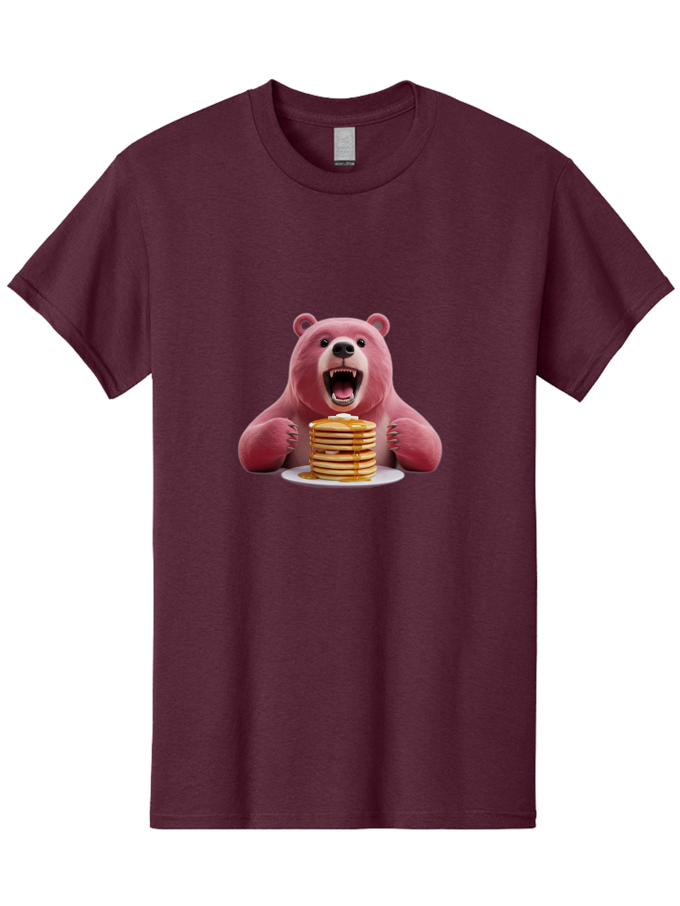 Pink-Bear-Pancakes Men'S Graphic Tee, 100% Cotton, Comfortable Casual Summer Wear, Machine Washable, Vintage Camera, Old Camera, Antique Camera, Black Camera, Classic Photography, Photography Equipment, Nostalgic Device, Film Camera, Bal081