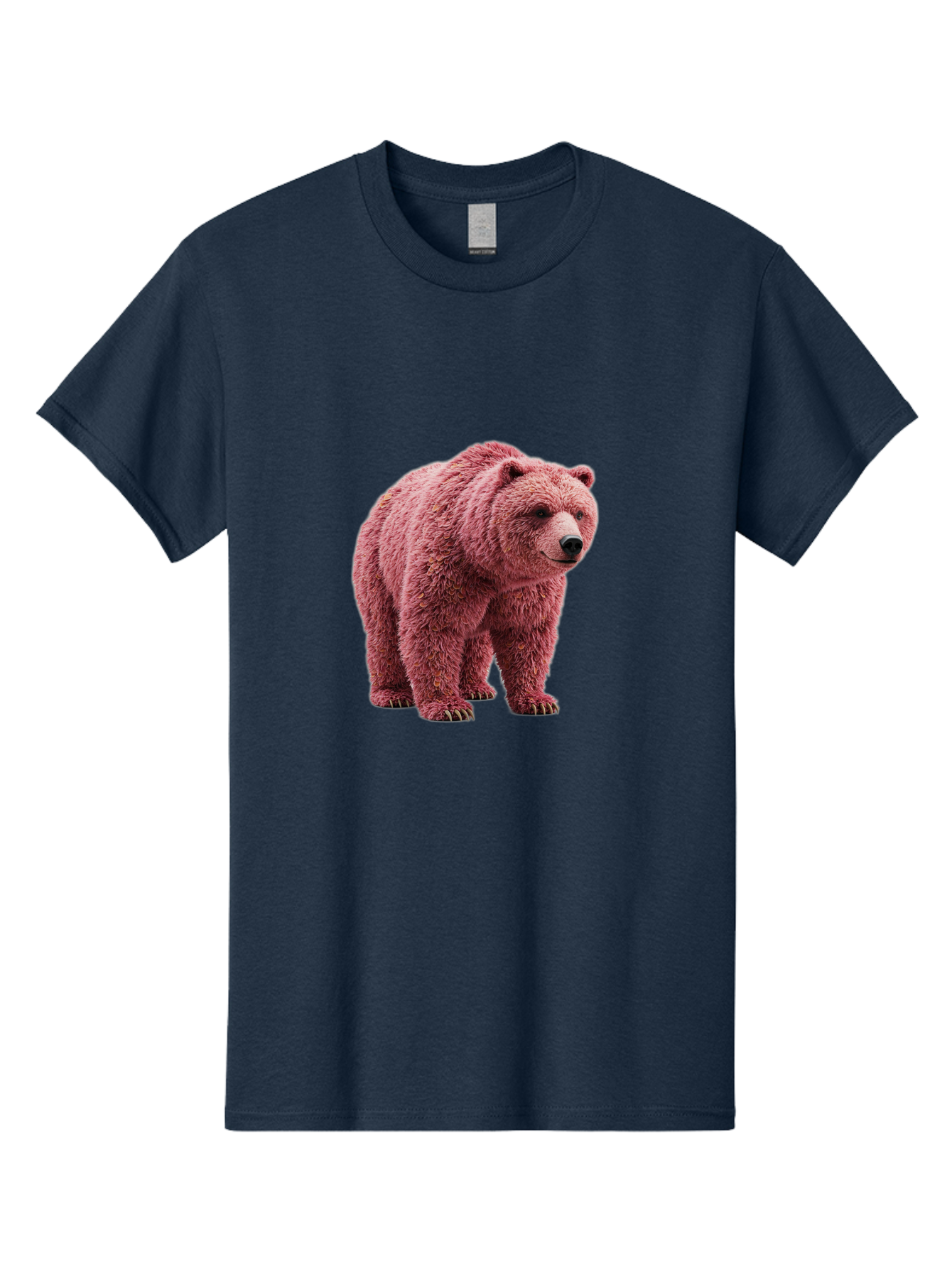 Pink-Bear Men'S Graphic Tee, 100% Cotton, Comfortable Casual Summer Wear, Machine Washable, Vintage Camera, Old Camera, Antique Camera, Black Camera, Classic Photography, Photography Equipment, Nostalgic Device, Film Camera, Camera Art Bal082