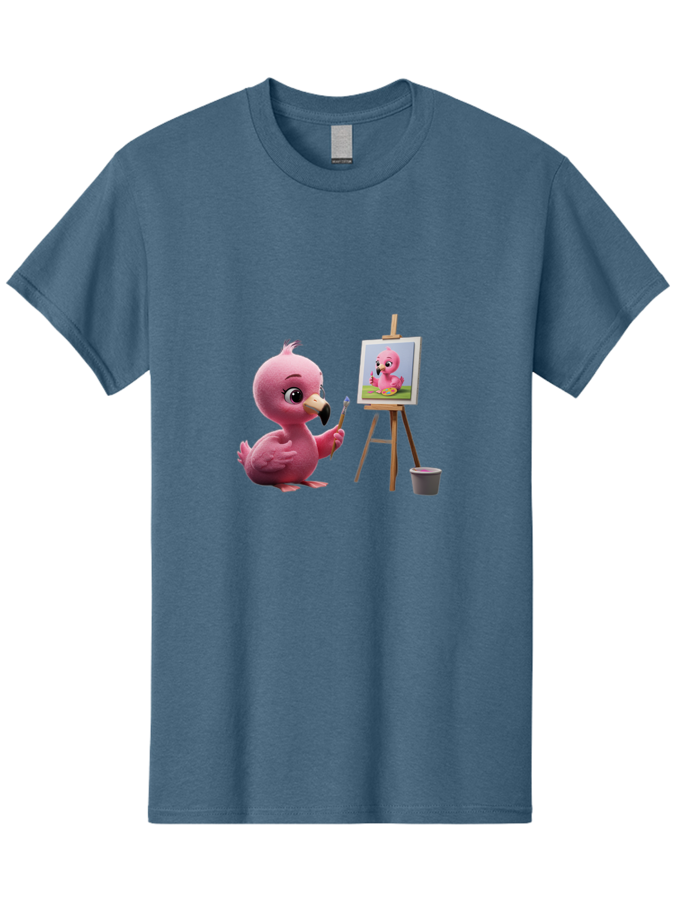 Pink-Bird-Painting Men'S Graphic Tee, 100% Cotton, Comfortable Casual Summer Wear, Machine Washable, Vintage Camera, Old Camera, Antique Camera, Black Camera, Classic Photography, Photography Equipment, Nostalgic Device, Film Camera, Bal083