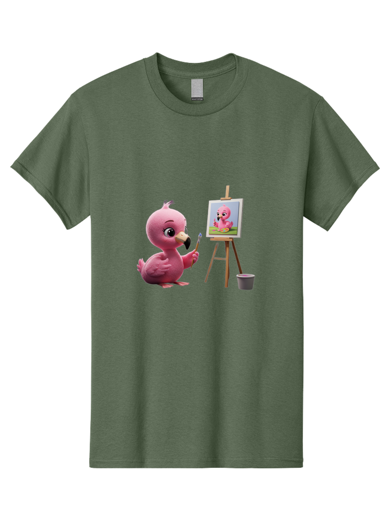 Pink-Bird-Painting Men'S Graphic Tee, 100% Cotton, Comfortable Casual Summer Wear, Machine Washable, Vintage Camera, Old Camera, Antique Camera, Black Camera, Classic Photography, Photography Equipment, Nostalgic Device, Film Camera, Bal083