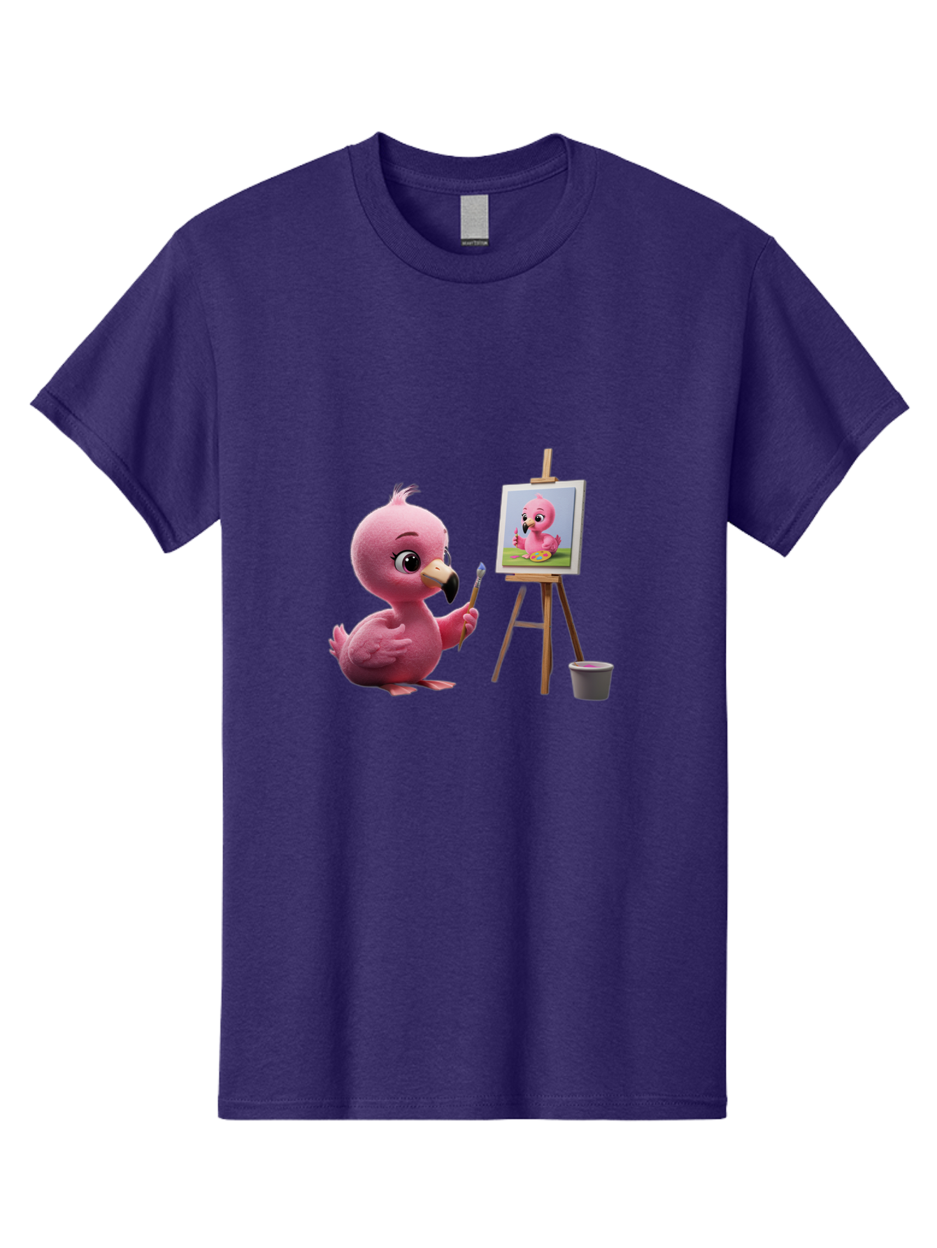 Pink-Bird-Painting Men'S Graphic Tee, 100% Cotton, Comfortable Casual Summer Wear, Machine Washable, Vintage Camera, Old Camera, Antique Camera, Black Camera, Classic Photography, Photography Equipment, Nostalgic Device, Film Camera, Bal083
