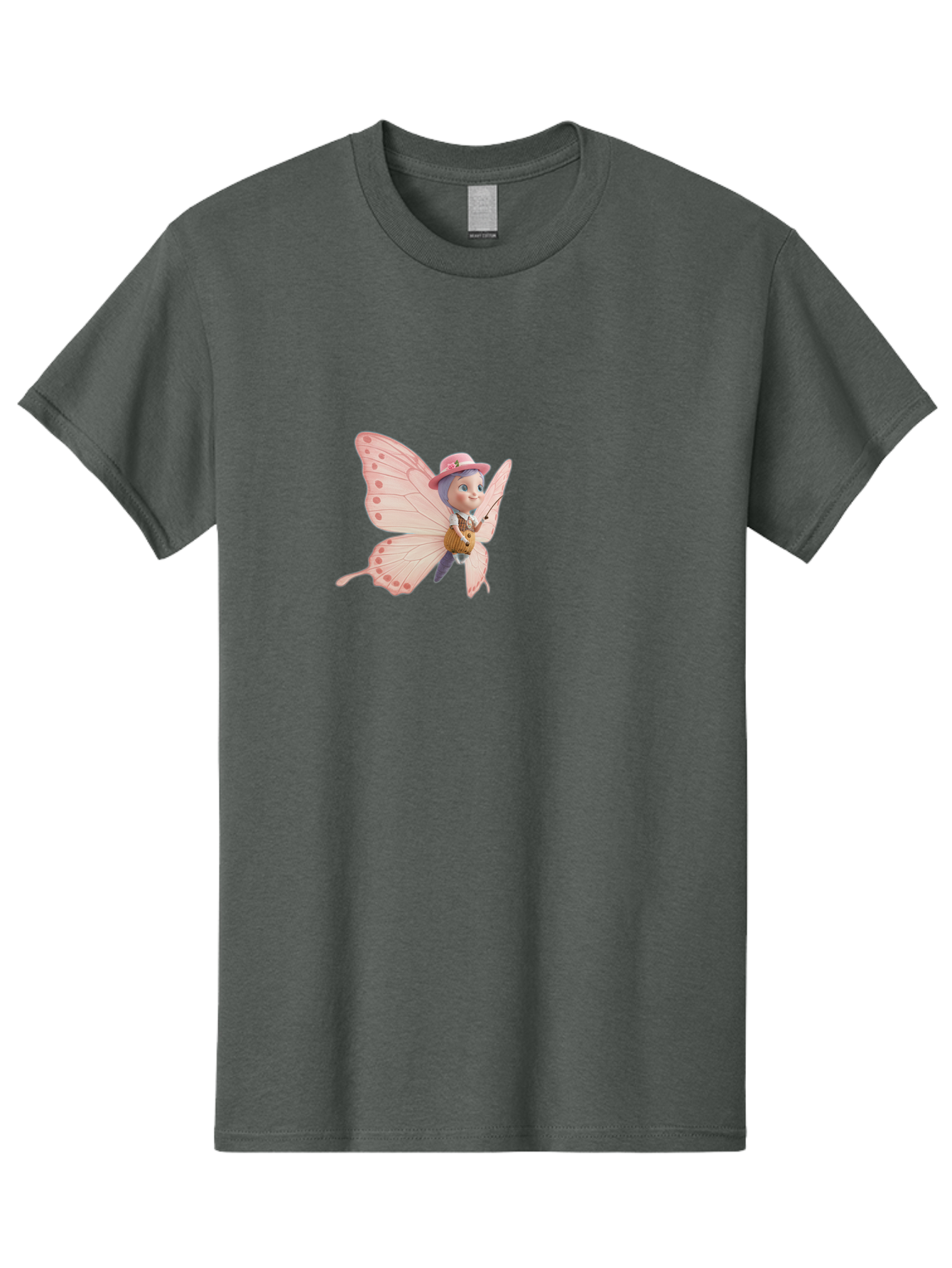 Pink-Butterfly-1 Men'S Graphic Tee, 100% Cotton, Comfortable Casual Summer Wear, Machine Washable, Vintage Camera, Old Camera, Antique Camera, Black Camera, Classic Photography, Photography Equipment, Nostalgic Device, Film Camera, Camera Art Bal086