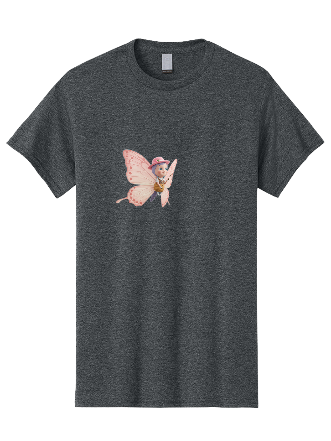 Pink-Butterfly-1 Men'S Graphic Tee, 100% Cotton, Comfortable Casual Summer Wear, Machine Washable, Vintage Camera, Old Camera, Antique Camera, Black Camera, Classic Photography, Photography Equipment, Nostalgic Device, Film Camera, Camera Art Bal086