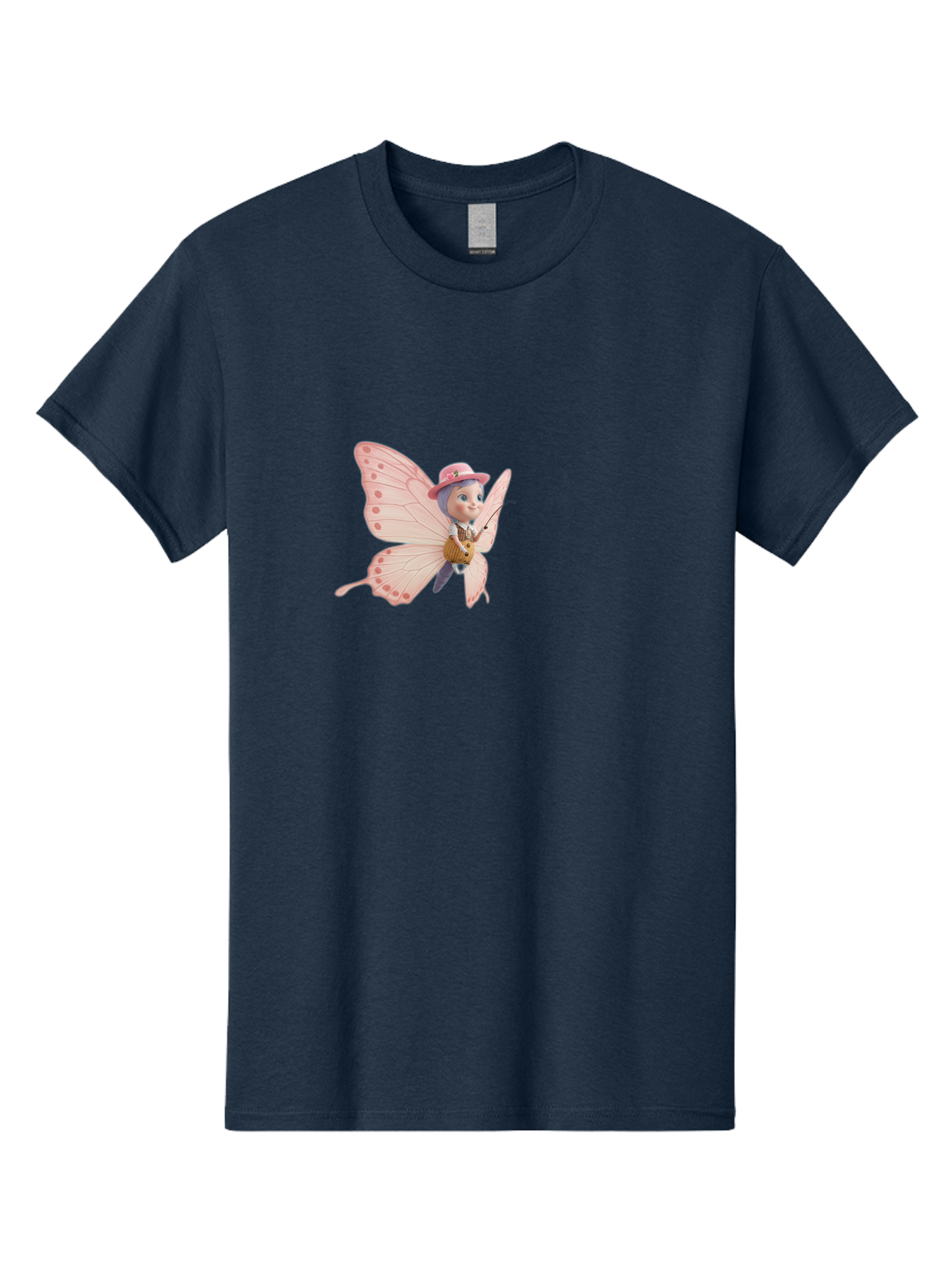 Pink-Butterfly-1 Men'S Graphic Tee, 100% Cotton, Comfortable Casual Summer Wear, Machine Washable, Vintage Camera, Old Camera, Antique Camera, Black Camera, Classic Photography, Photography Equipment, Nostalgic Device, Film Camera, Camera Art Bal086