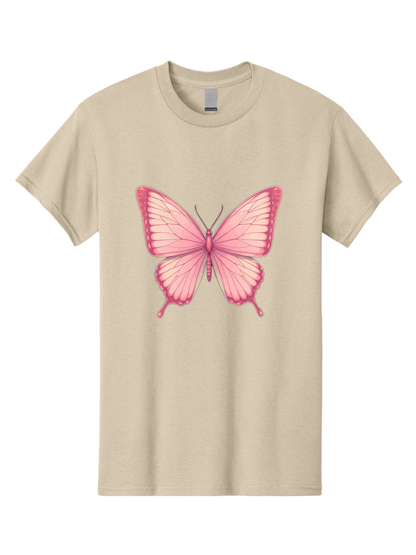 Pink-Butterfly-2 Men'S Graphic Tee, 100% Cotton, Comfortable Casual Summer Wear, Machine Washable, Vintage Camera, Old Camera, Antique Camera, Black Camera, Classic Photography, Photography Equipment, Nostalgic Device, Film Camera, Camera Art Bal087