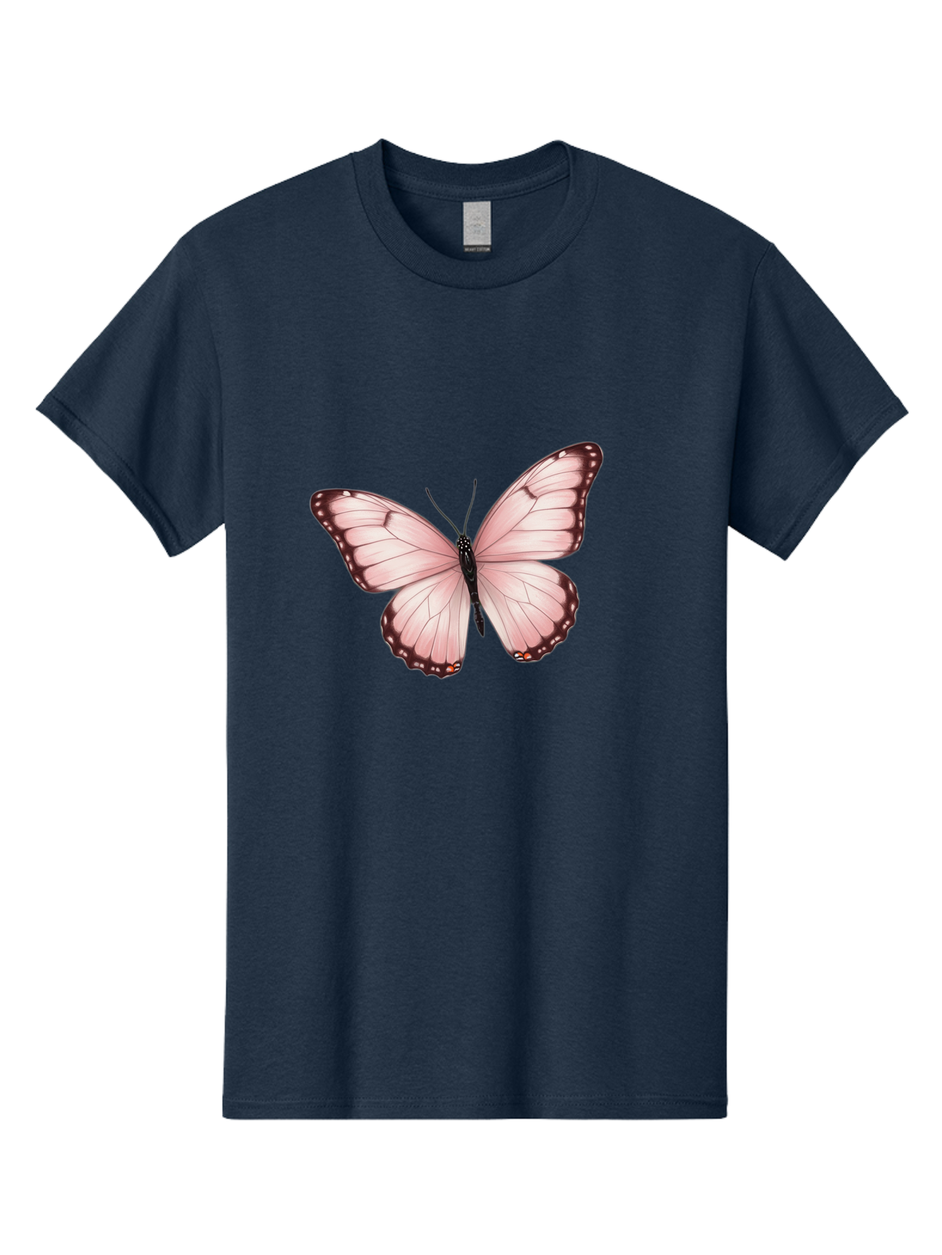 Pink-Butterfly Men'S Graphic Tee, 100% Cotton, Comfortable Casual Summer Wear, Machine Washable, Vintage Camera, Old Camera, Antique Camera, Black Camera, Classic Photography, Photography Equipment, Nostalgic Device, Film Camera, Camera Art Bal089