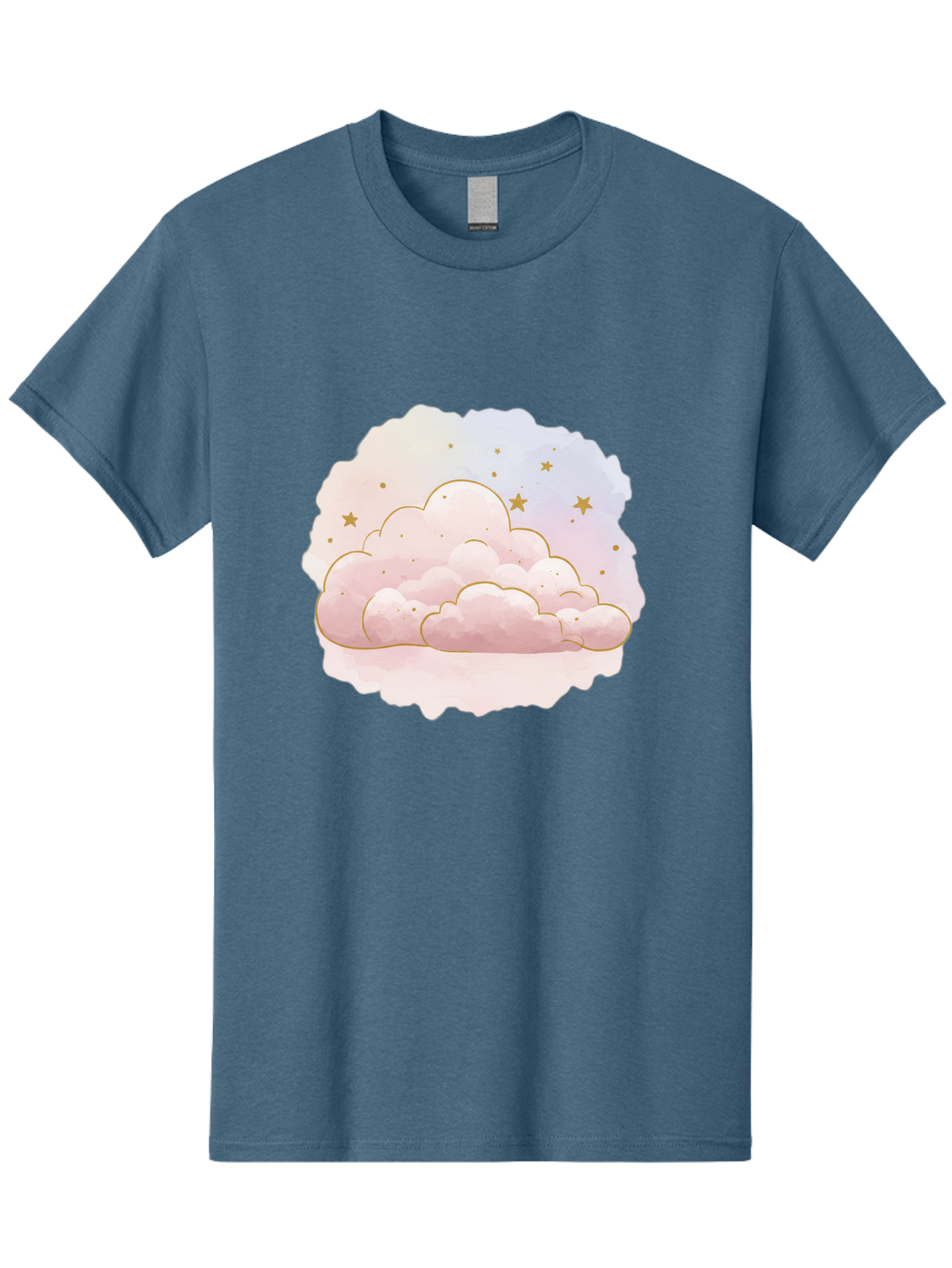 Pink-Clouds-Stars Men'S Graphic Tee, 100% Cotton, Comfortable Casual Summer Wear, Machine Washable, Vintage Camera, Old Camera, Antique Camera, Black Camera, Classic Photography, Photography Equipment, Nostalgic Device, Film Camera, Camera Art Bal092