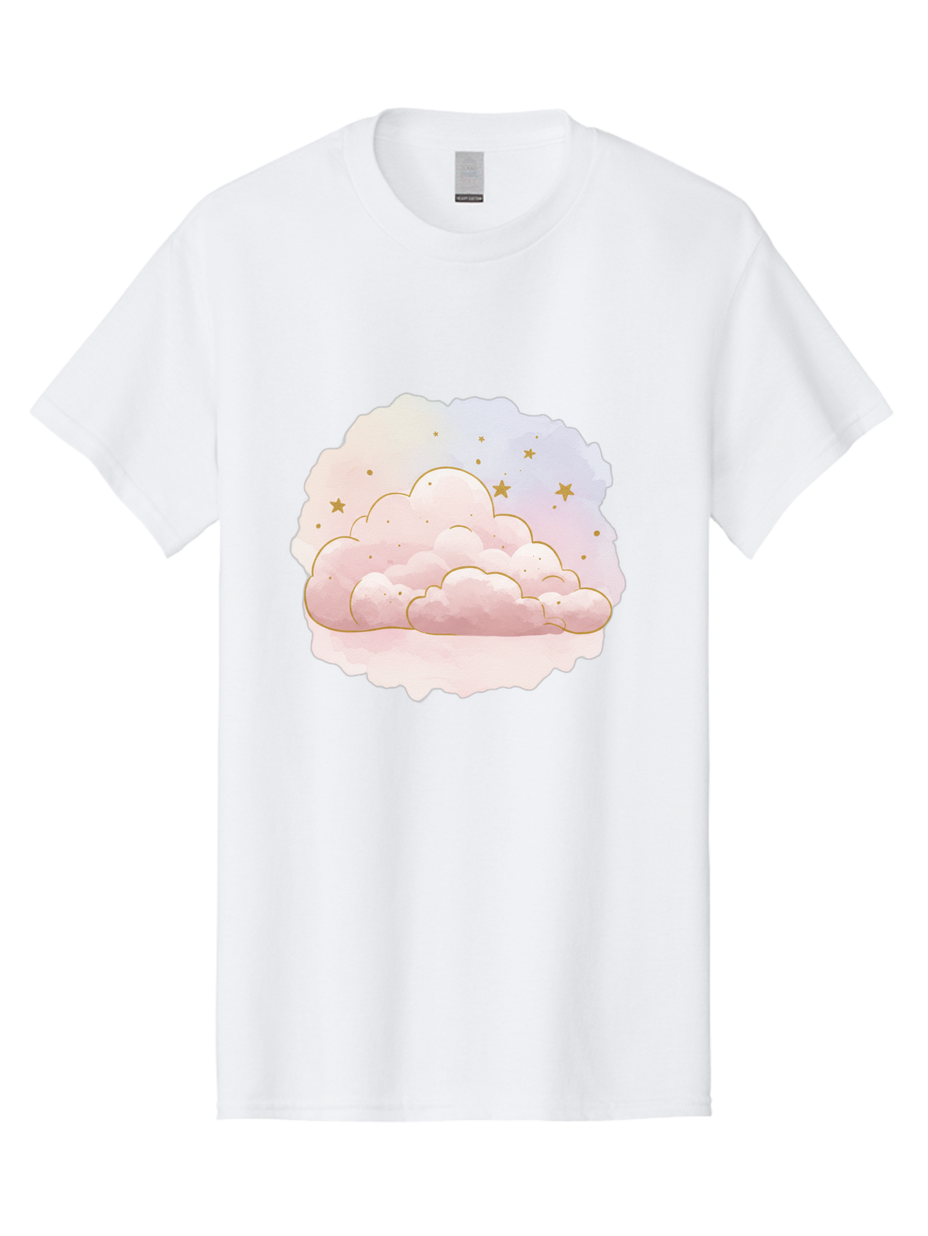 Pink-Clouds-Stars Men'S Graphic Tee, 100% Cotton, Comfortable Casual Summer Wear, Machine Washable, Vintage Camera, Old Camera, Antique Camera, Black Camera, Classic Photography, Photography Equipment, Nostalgic Device, Film Camera, Camera Art Bal092