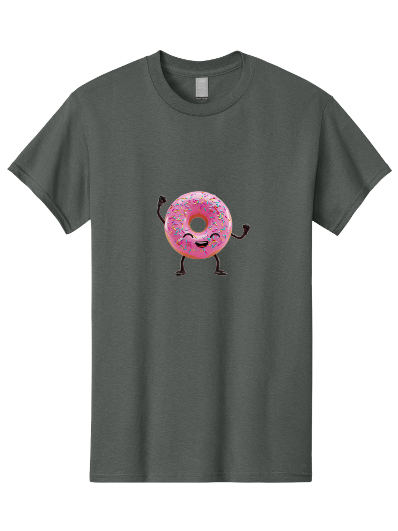 Pink-Donut-1 Men'S Graphic Tee, 100% Cotton, Comfortable Casual Summer Wear, Machine Washable, Vintage Camera, Old Camera, Antique Camera, Black Camera, Classic Photography, Photography Equipment, Nostalgic Device, Film Camera, Camera Art Bal097