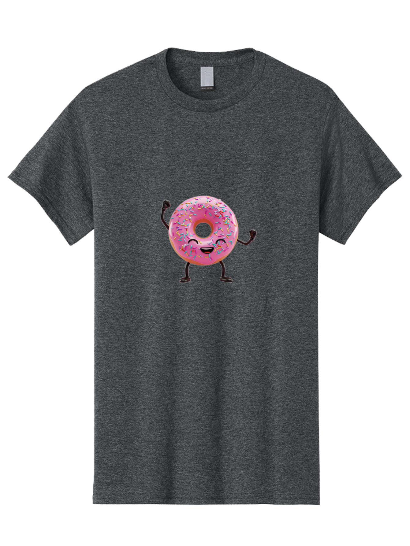 Pink-Donut-1 Men'S Graphic Tee, 100% Cotton, Comfortable Casual Summer Wear, Machine Washable, Vintage Camera, Old Camera, Antique Camera, Black Camera, Classic Photography, Photography Equipment, Nostalgic Device, Film Camera, Camera Art Bal097