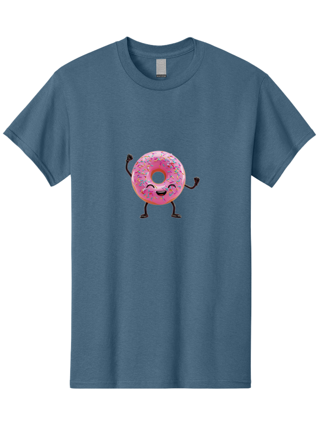 Pink-Donut-1 Men'S Graphic Tee, 100% Cotton, Comfortable Casual Summer Wear, Machine Washable, Vintage Camera, Old Camera, Antique Camera, Black Camera, Classic Photography, Photography Equipment, Nostalgic Device, Film Camera, Camera Art Bal097