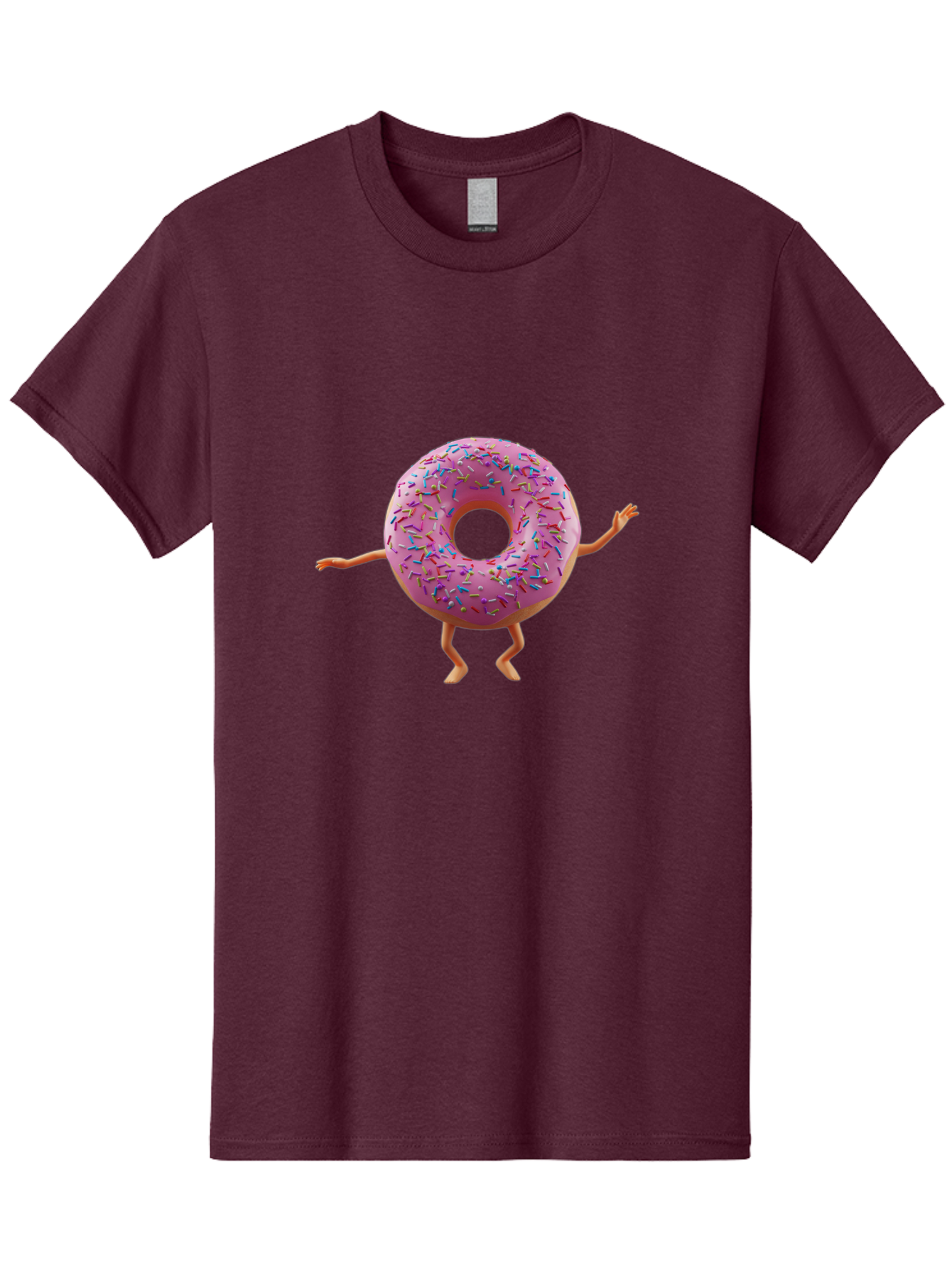 Pink-Donut-With-Sprinkles Men'S Graphic Tee, 100% Cotton, Comfortable Casual Summer Wear, Machine Washable, Vintage Camera, Old Camera, Antique Camera, Black Camera, Classic Photography, Photography Equipment, Nostalgic Device, Film Camera, Bal099