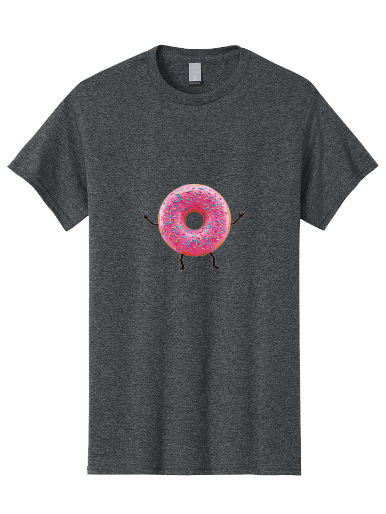 Pink-Donut Men'S Graphic Tee, 100% Cotton, Comfortable Casual Summer Wear, Machine Washable, Vintage Camera, Old Camera, Antique Camera, Black Camera, Classic Photography, Photography Equipment, Nostalgic Device, Film Camera, Camera Art Bal100