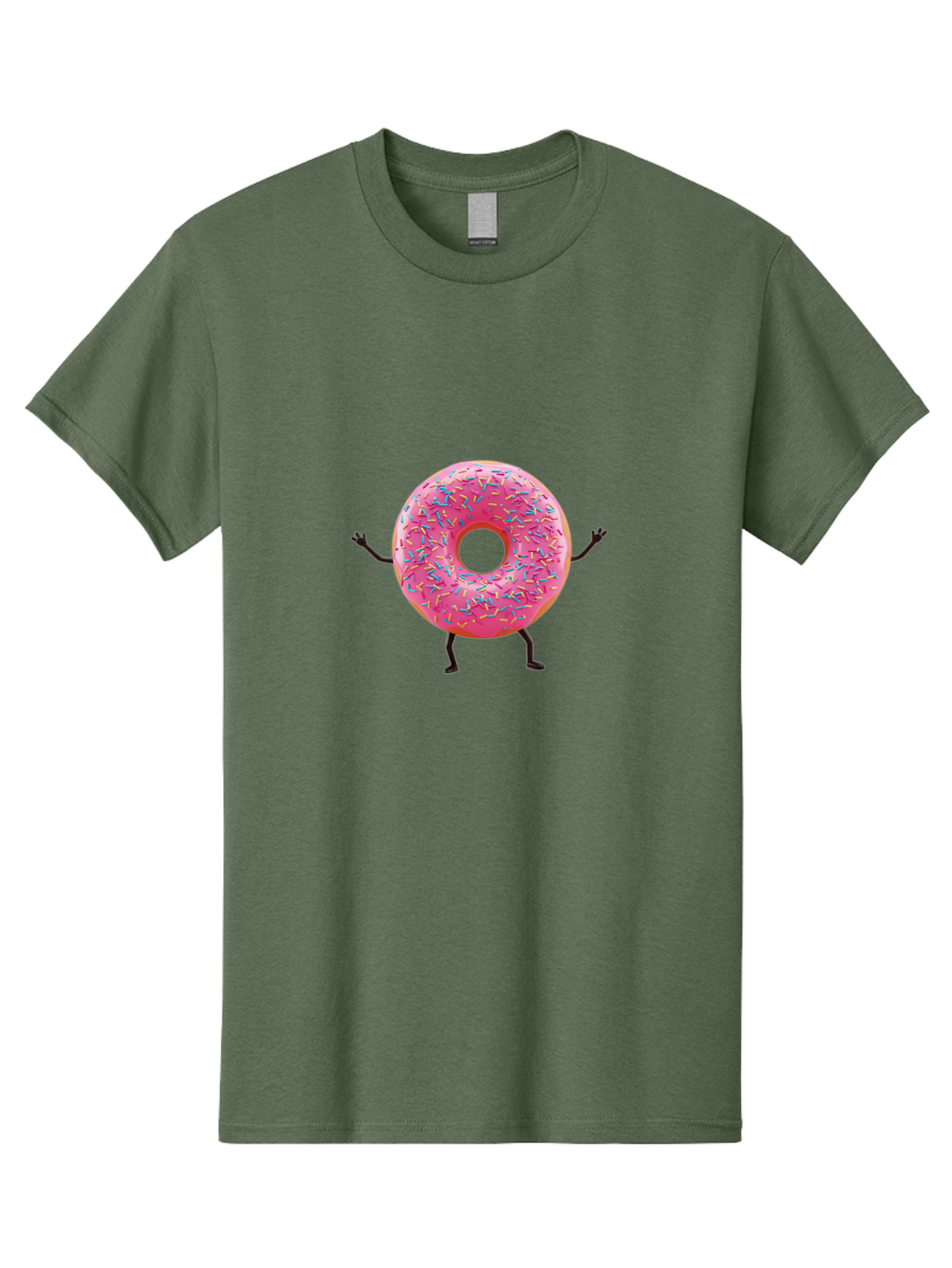 Pink-Donut Men'S Graphic Tee, 100% Cotton, Comfortable Casual Summer Wear, Machine Washable, Vintage Camera, Old Camera, Antique Camera, Black Camera, Classic Photography, Photography Equipment, Nostalgic Device, Film Camera, Camera Art Bal100
